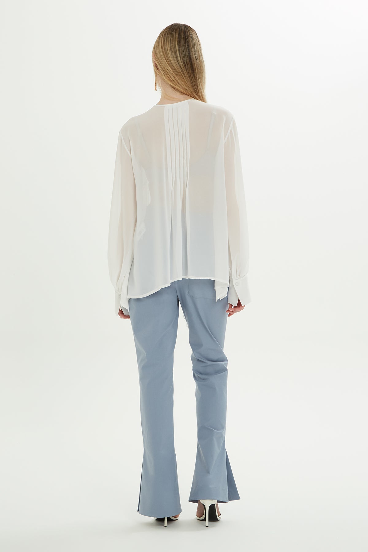 Ecru Volant Blouse