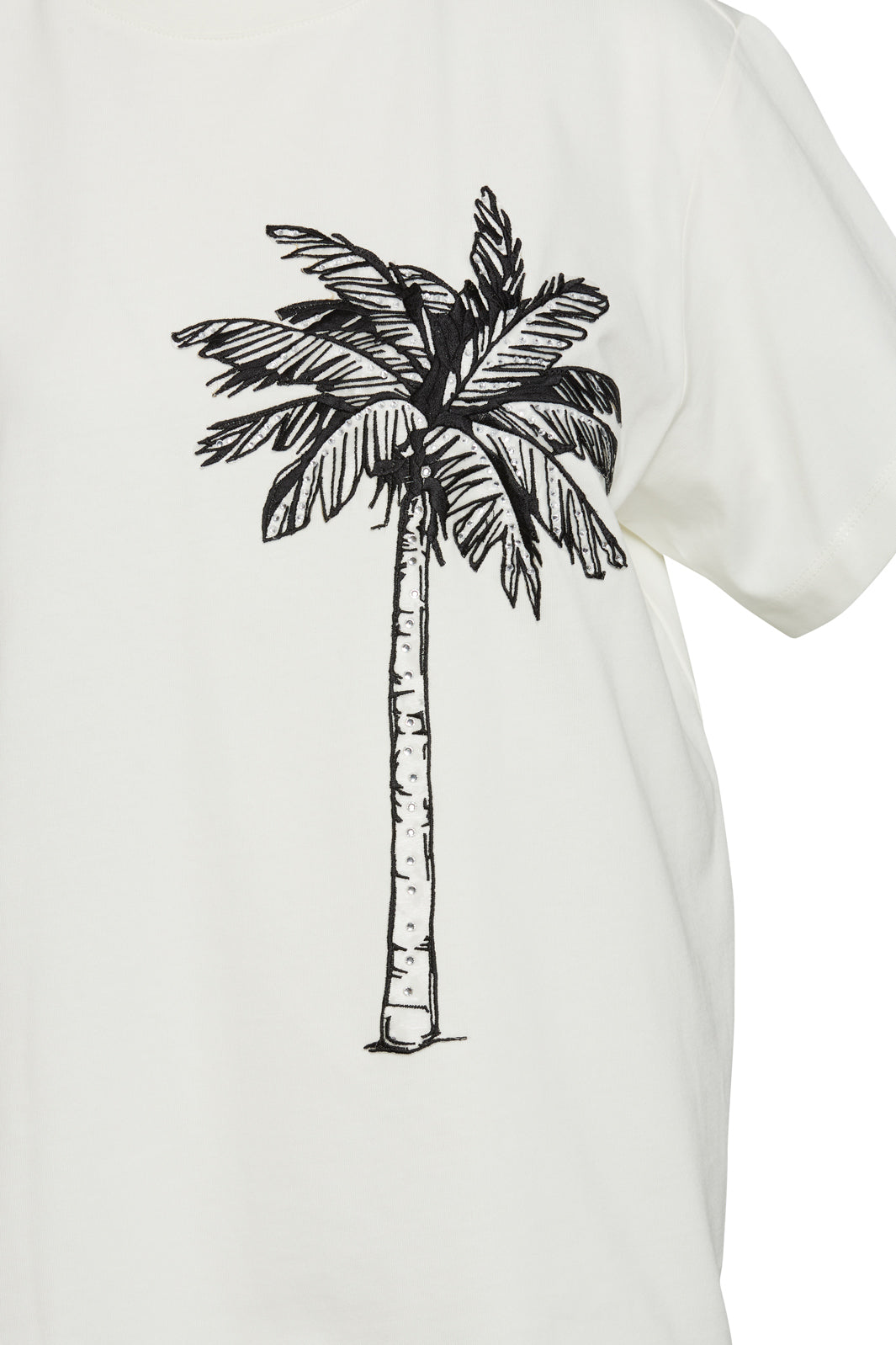 Ecru Printed T-Shirt