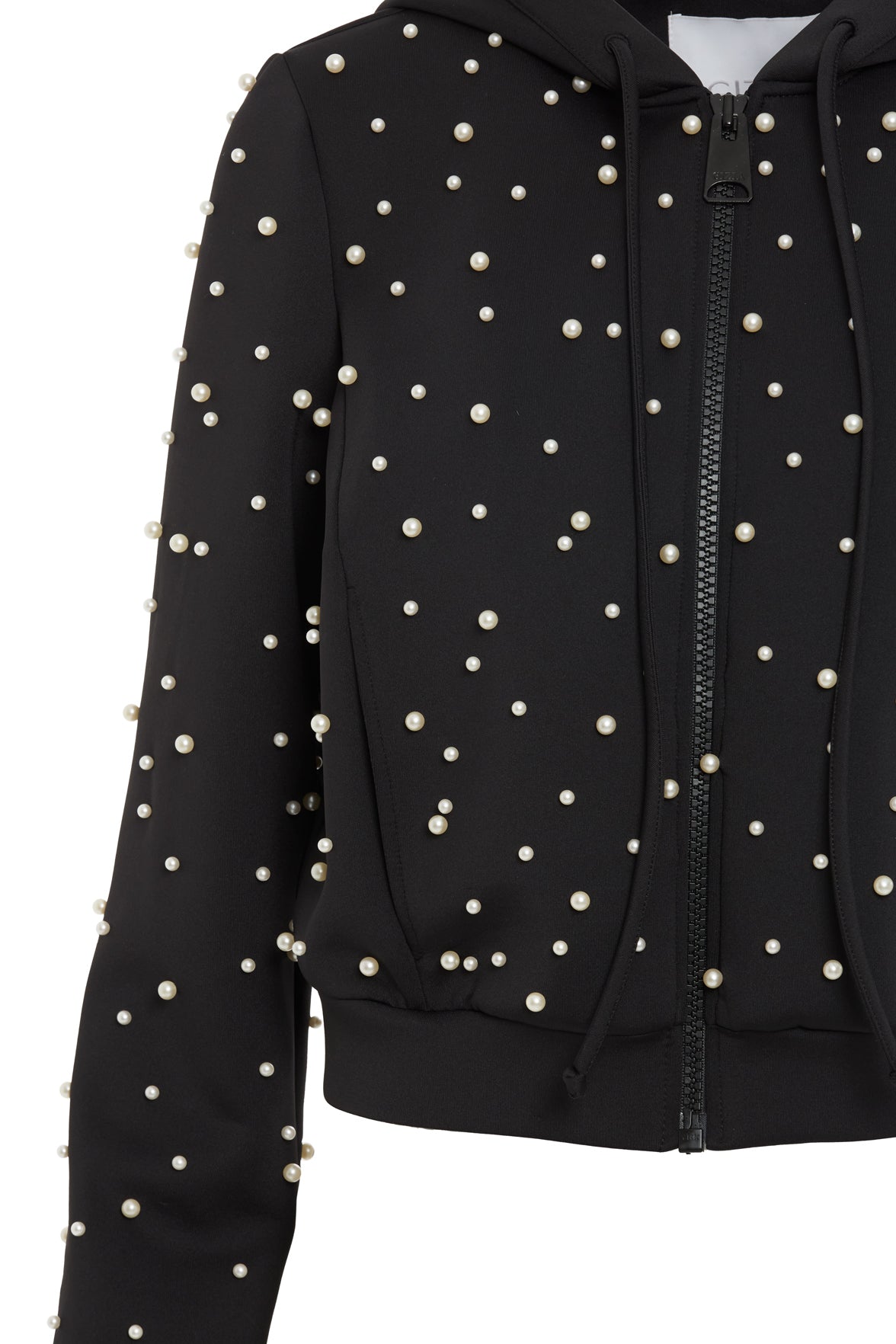 Black Pearl-Detail Sweatshirt