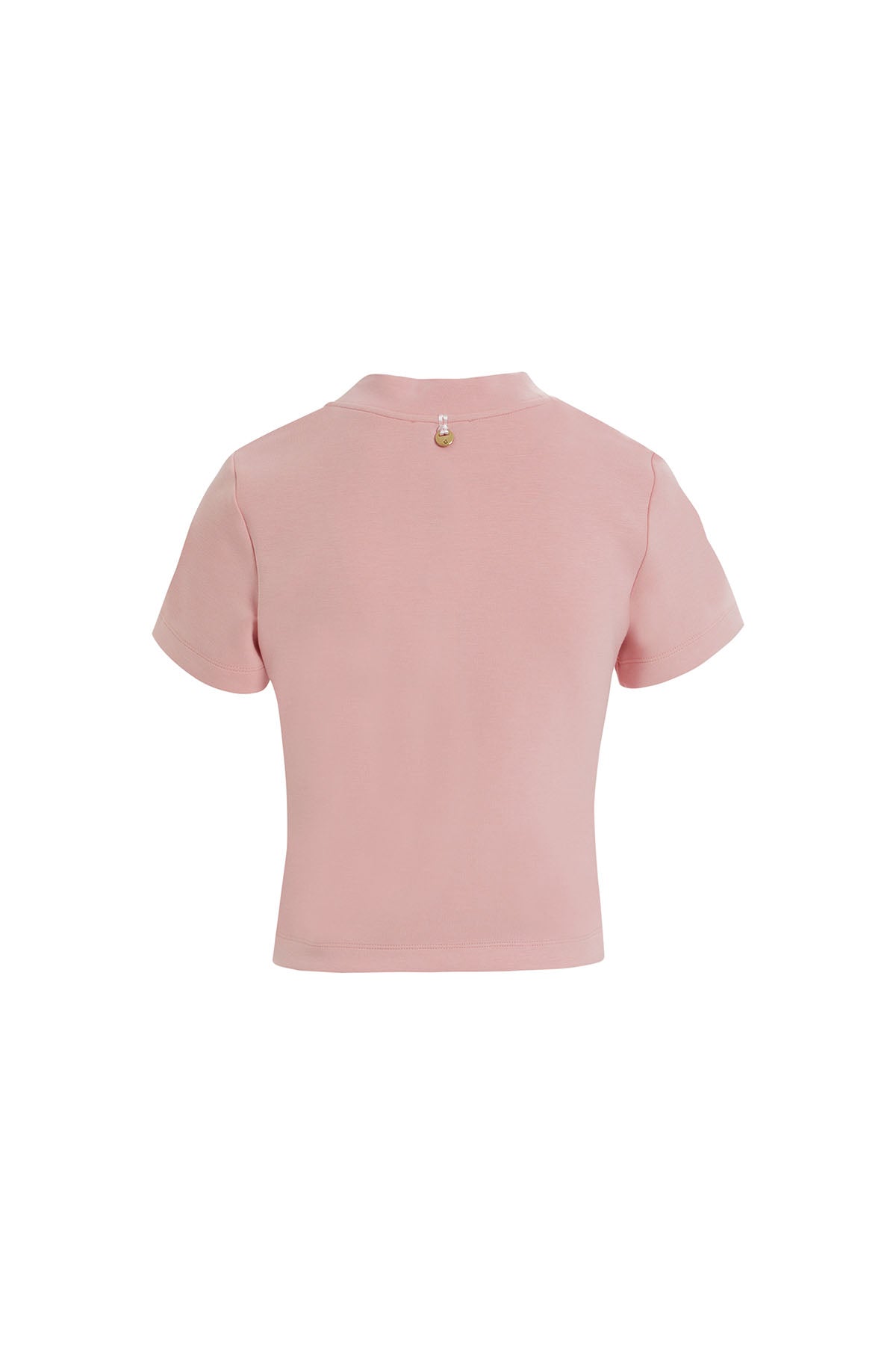 Pink Crop-Top T-Shirt