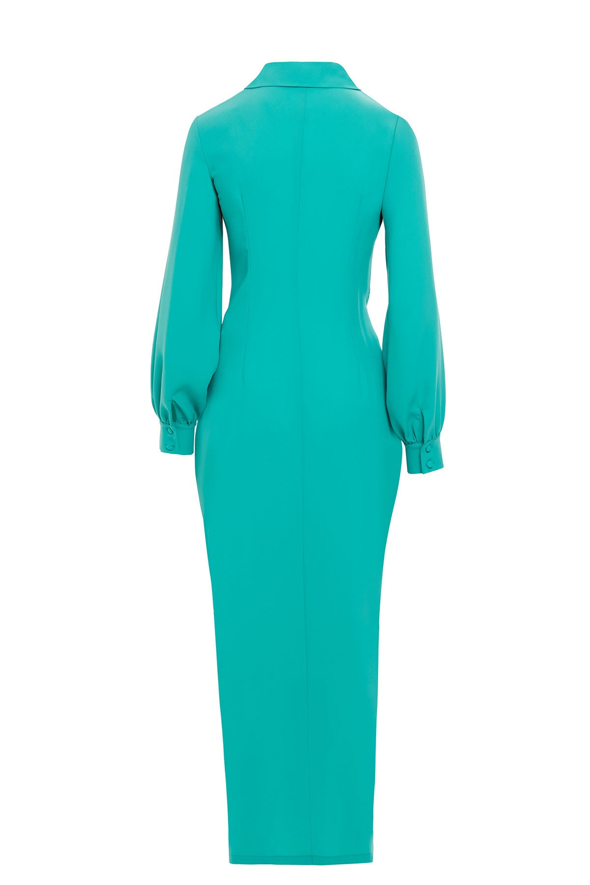 Green Beadwork Maxi Dress