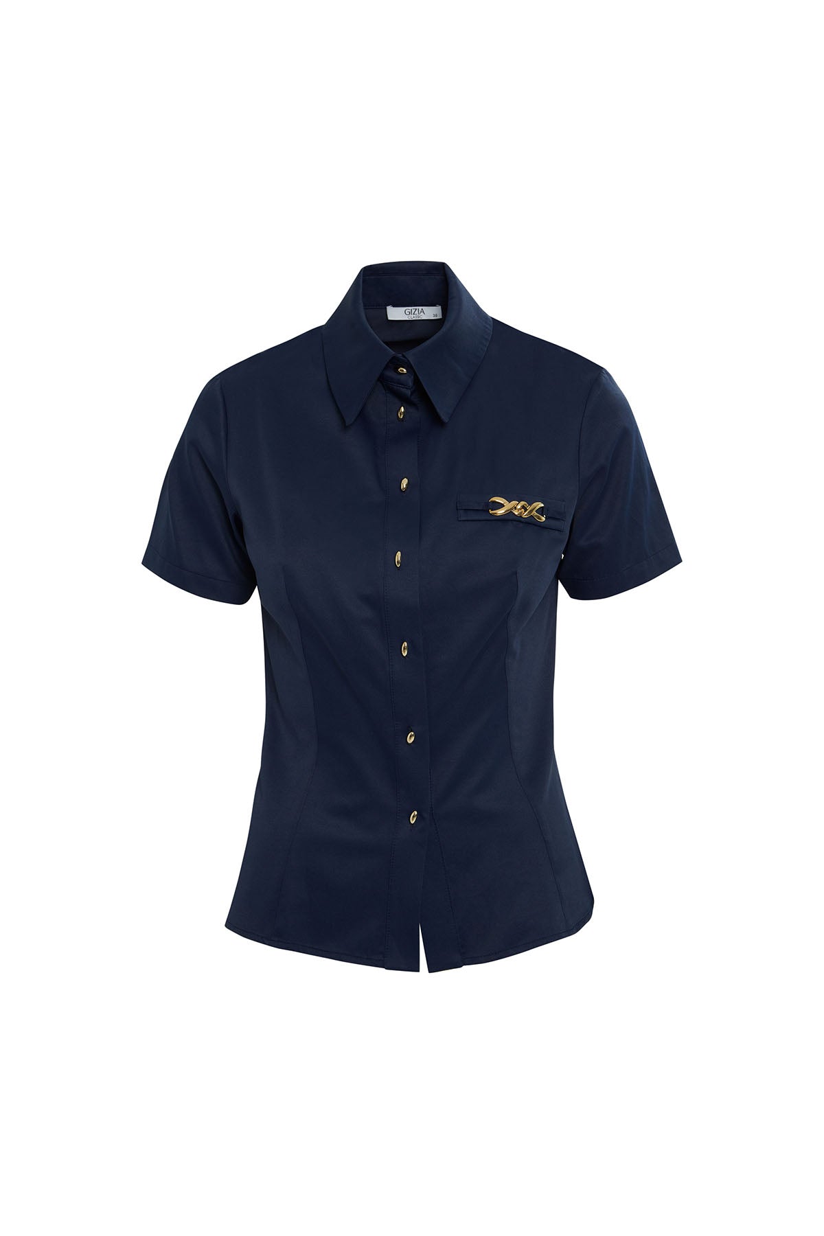Navy Short-Sleeve Shirt