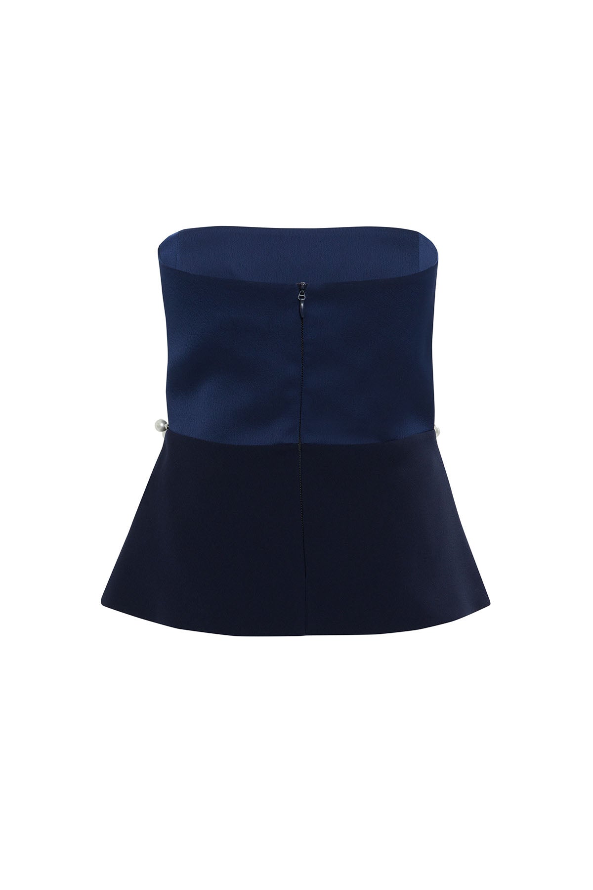 Embroide Strapless Blouse