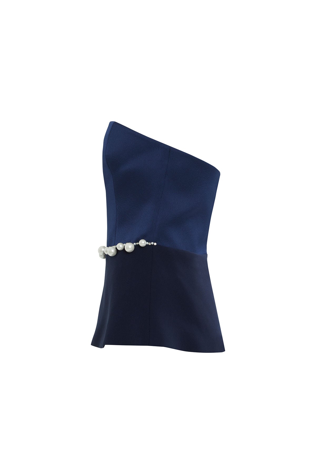 Embroide Strapless Blouse