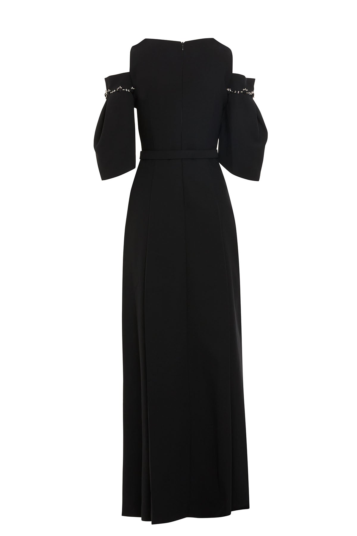 Black Off-Shoulder Long Dress