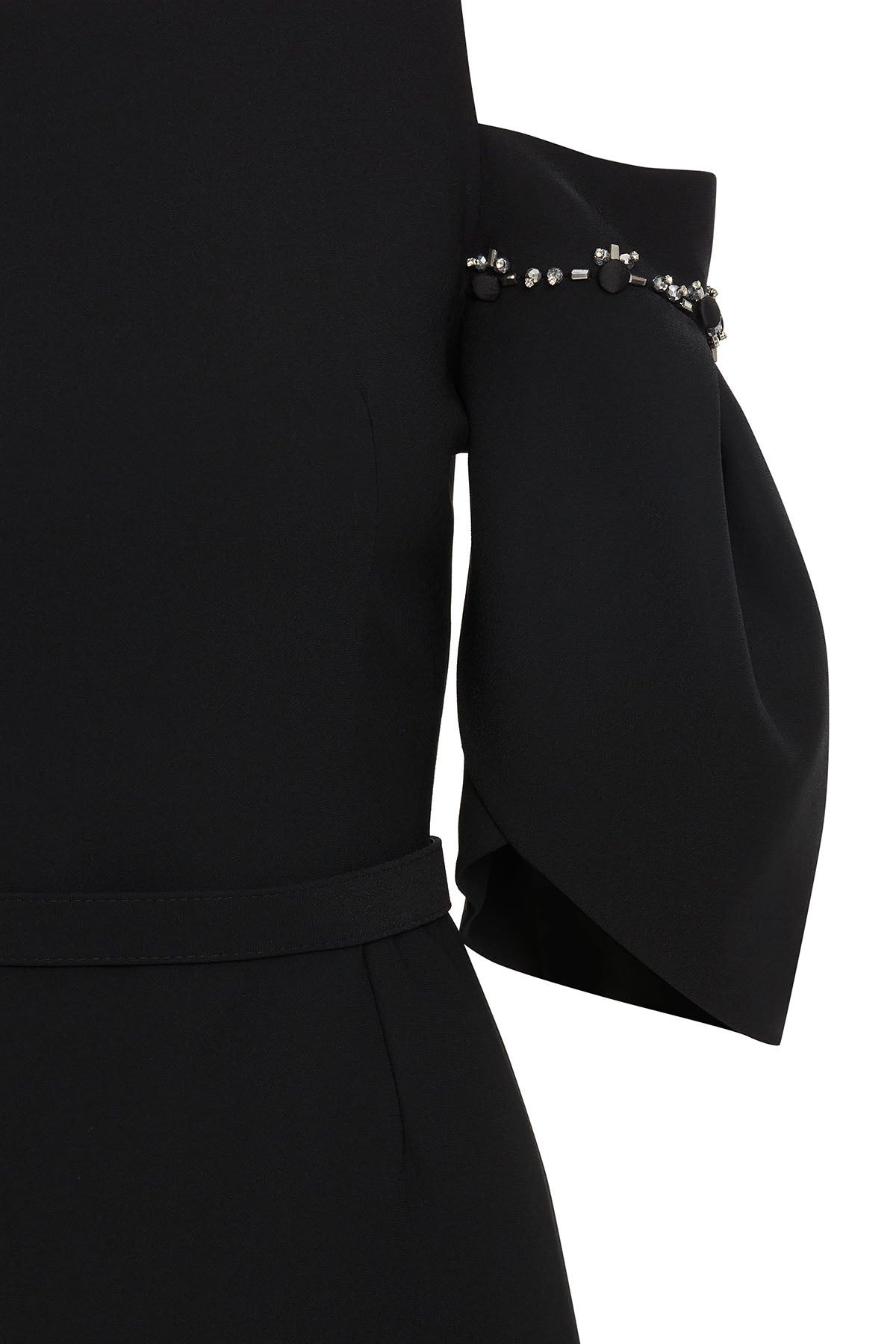 Black Off-Shoulder Long Dress