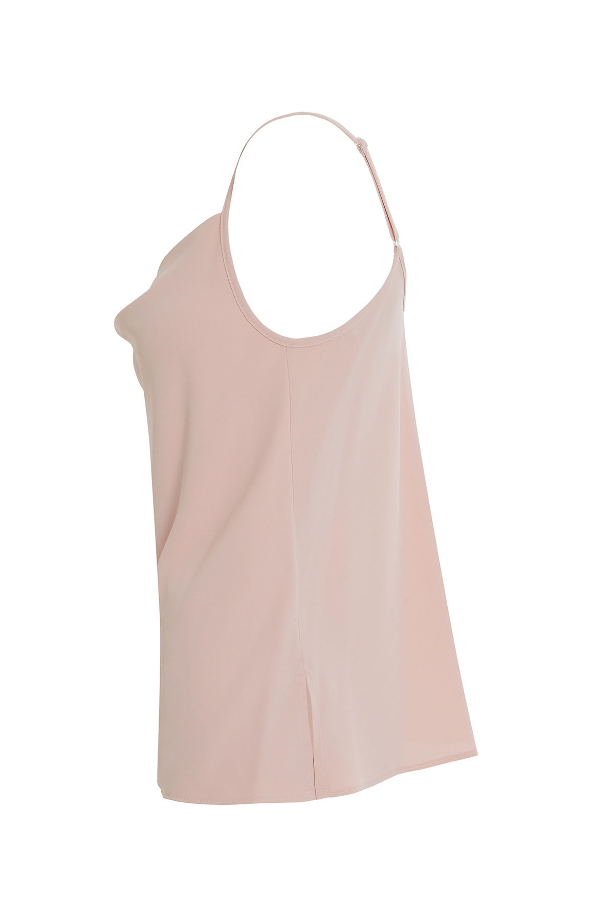 Pink Drape Neck Blouse