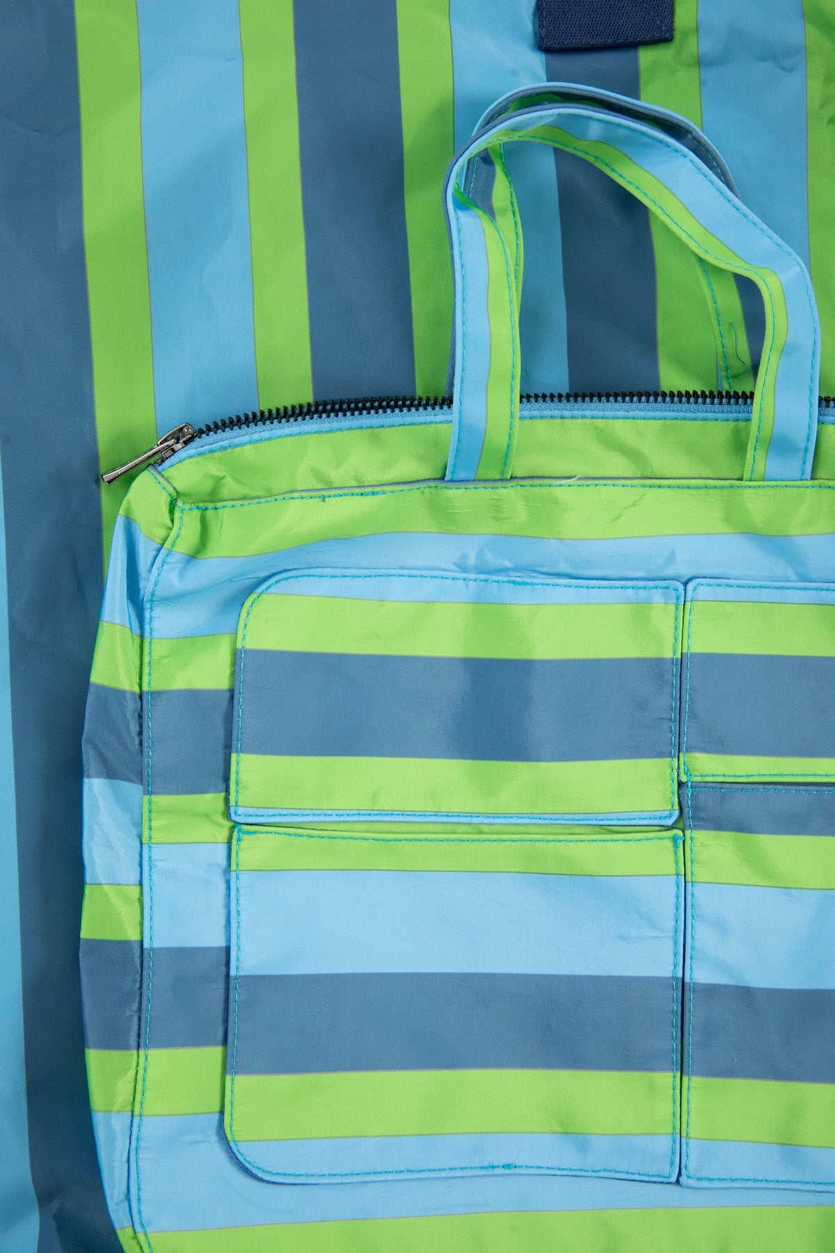 Handbag with Stripes