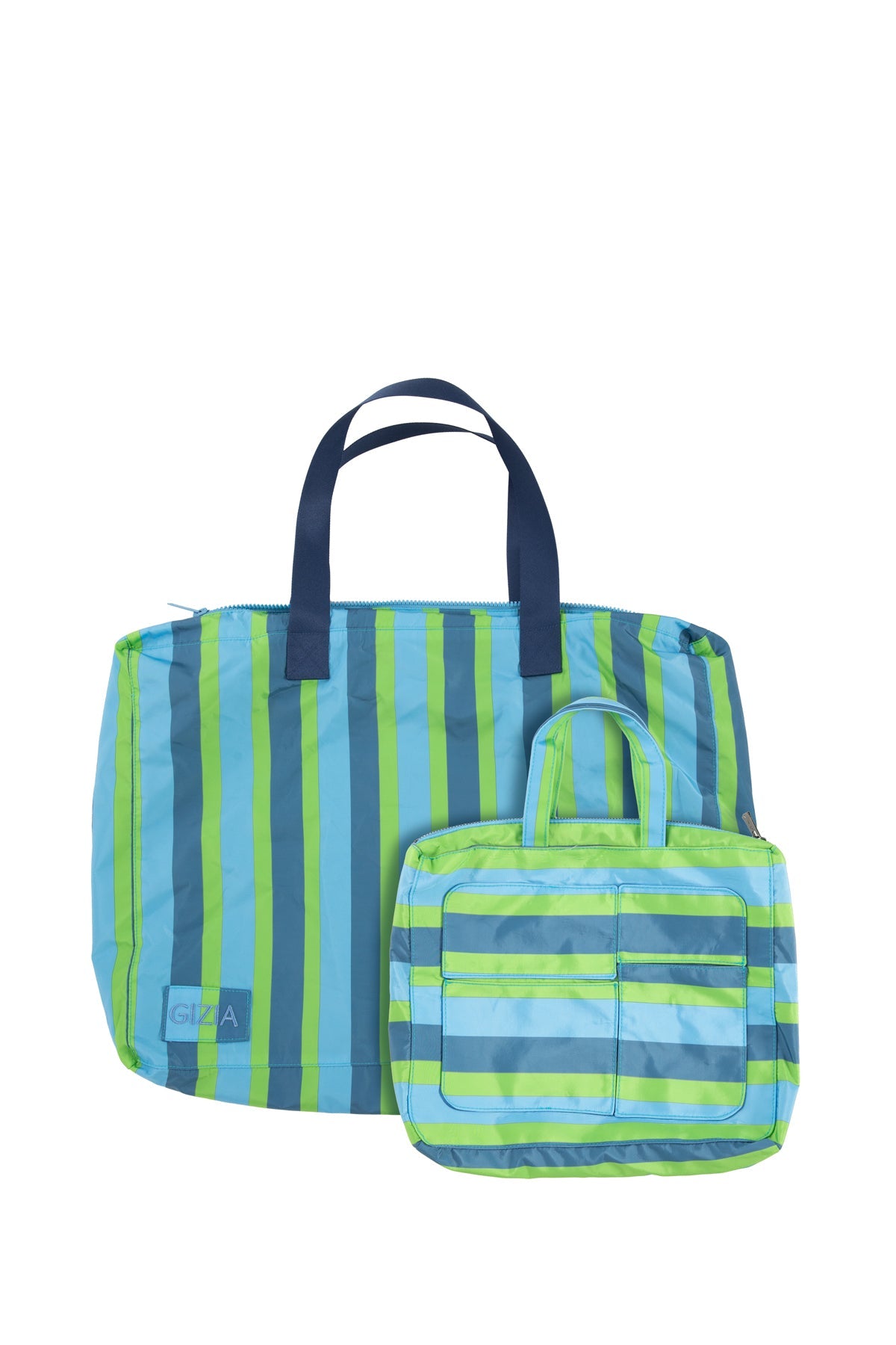 Handbag with Stripes