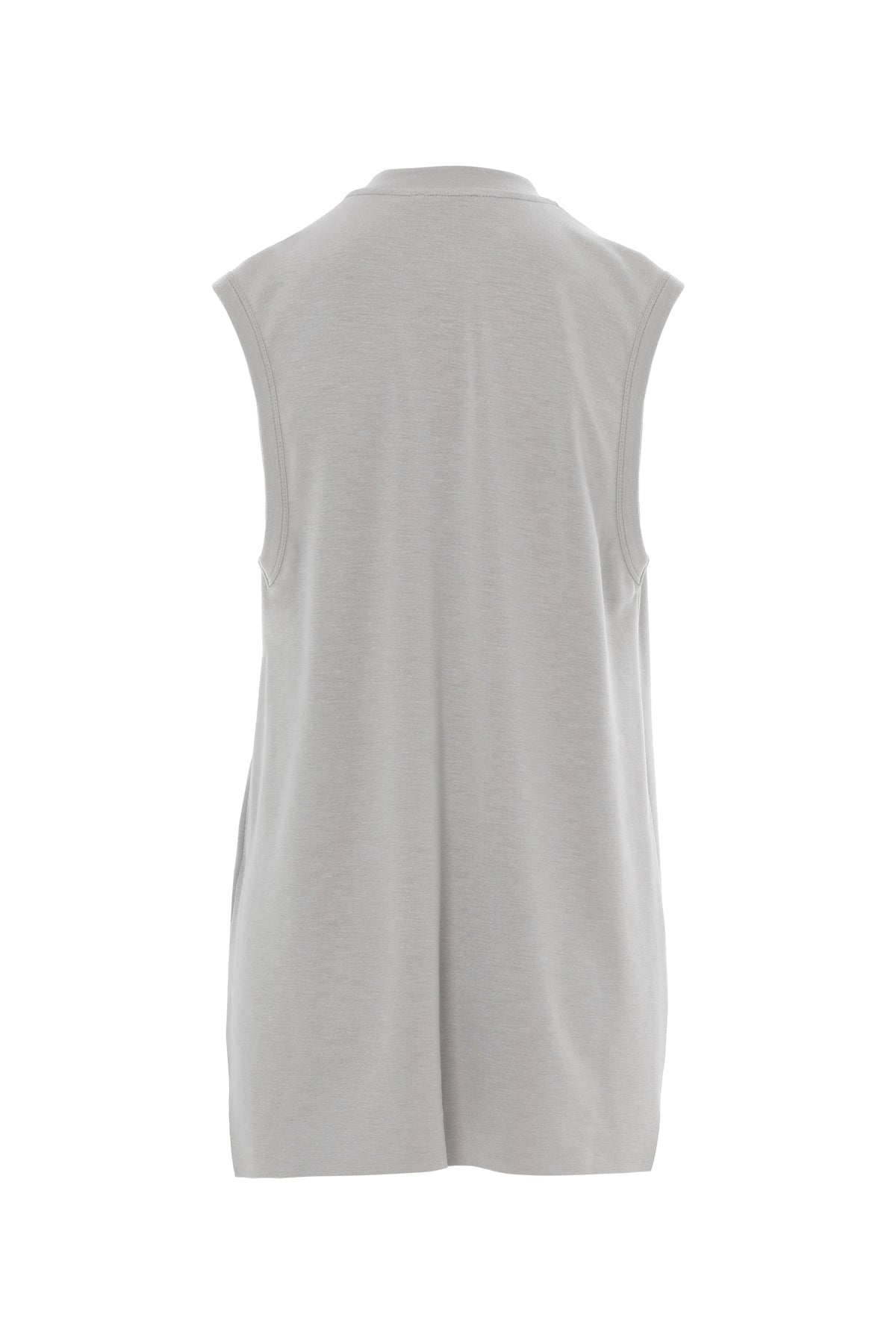 Grey Side Slit Blouse