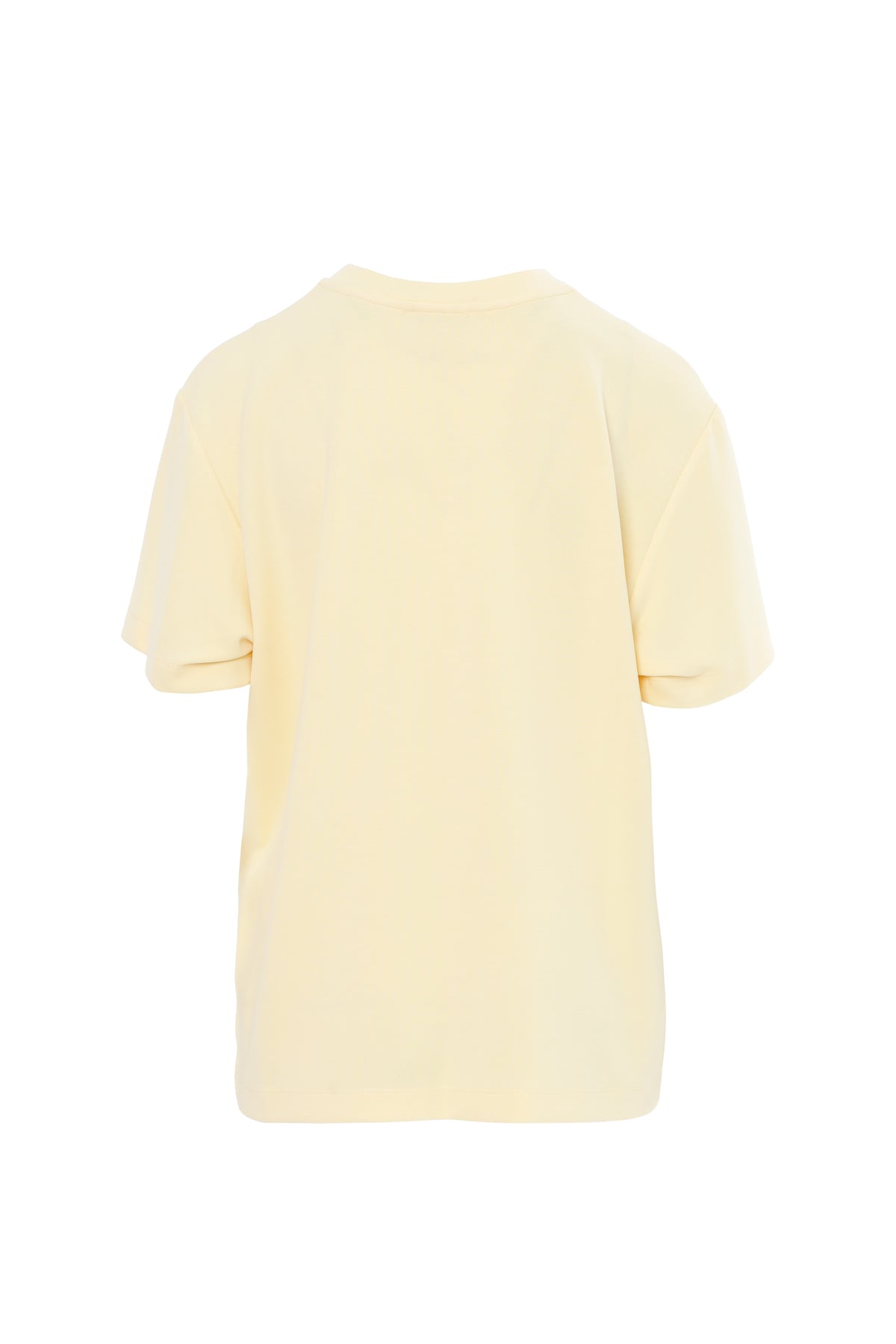 Yellow Feather-Embellished T-Shirt