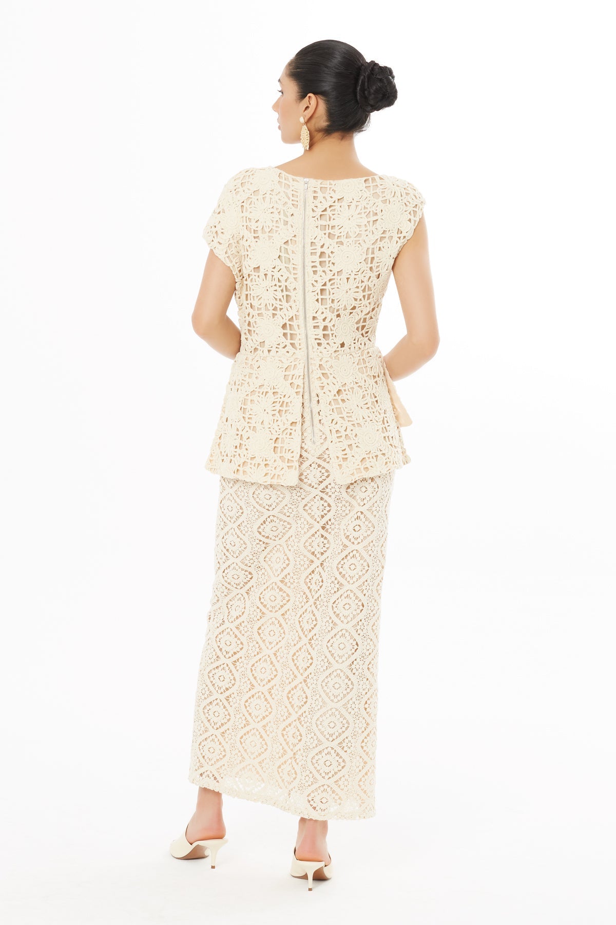 Slit Lace Dress