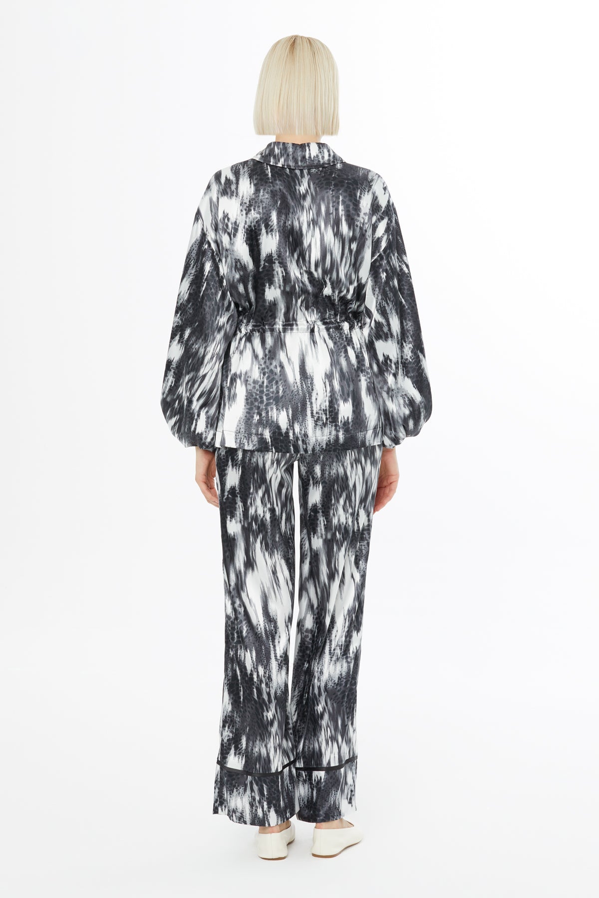 Printed Grey Suit