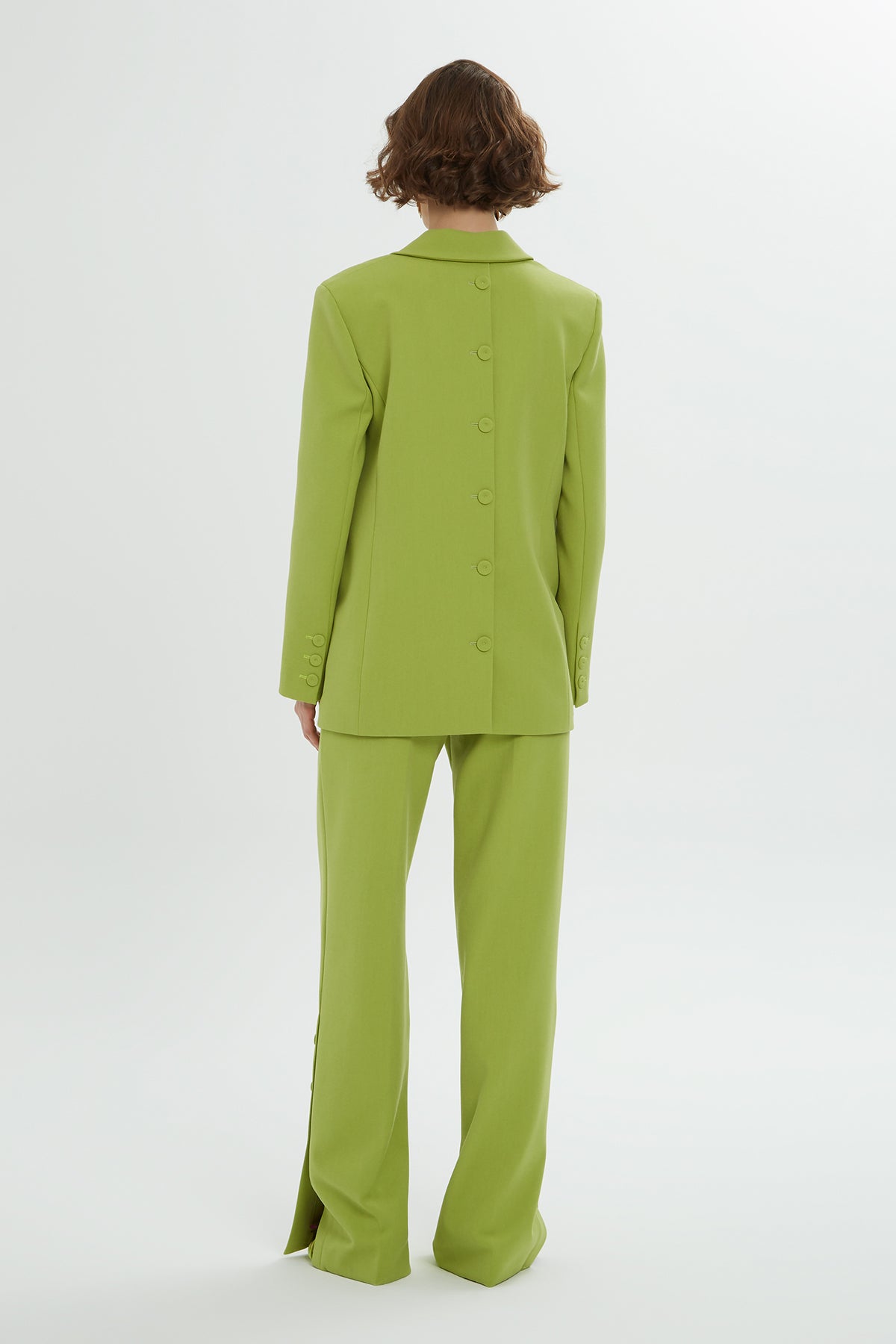 Green Set with Button Details N