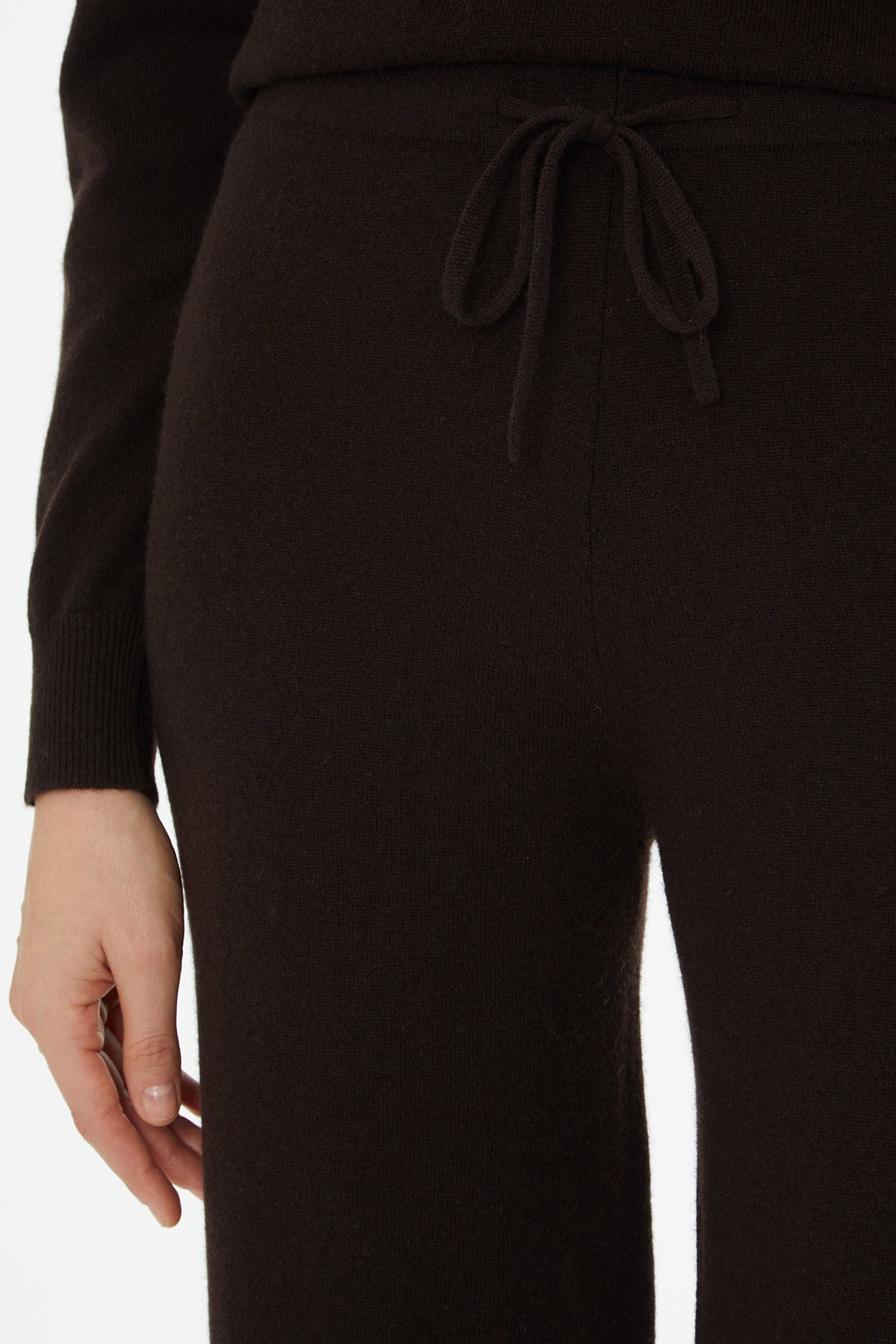 Black Knitwear Trousers