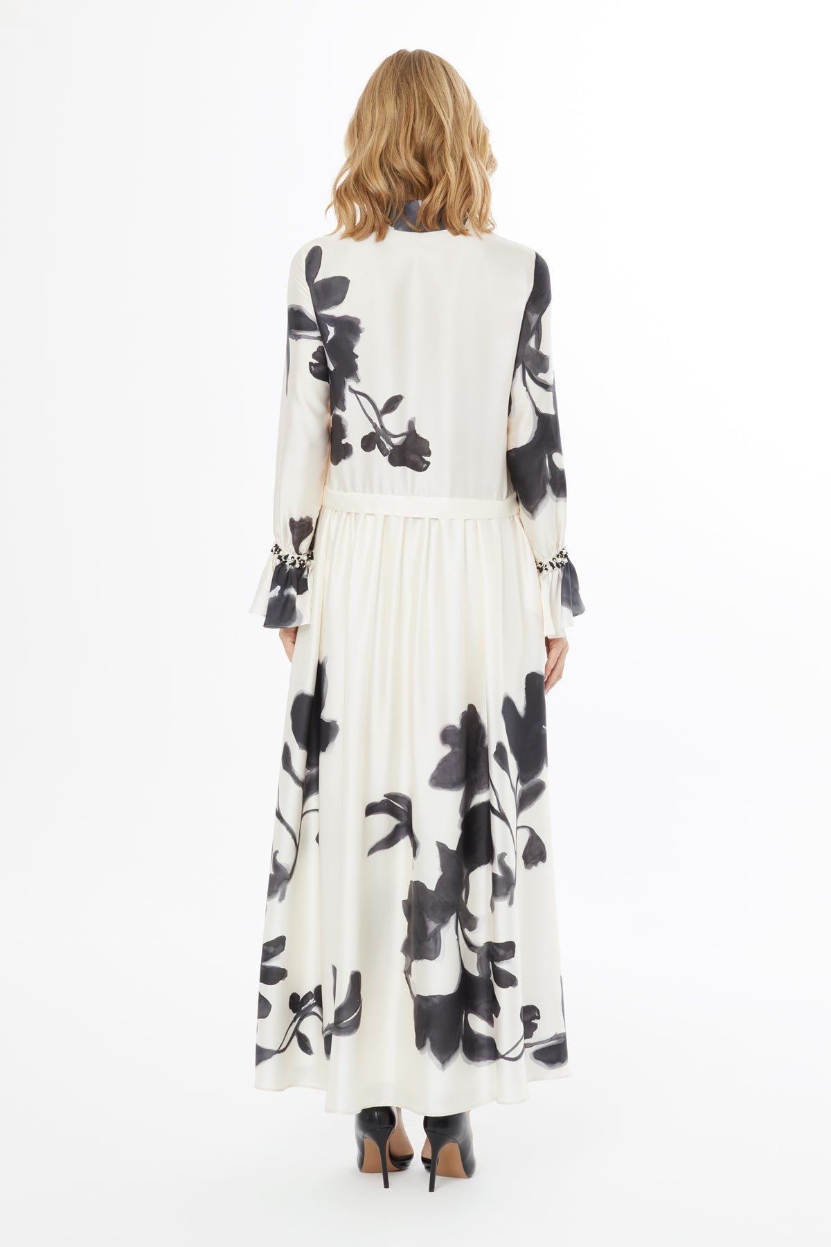 Shirt-Printed Maxi Dress