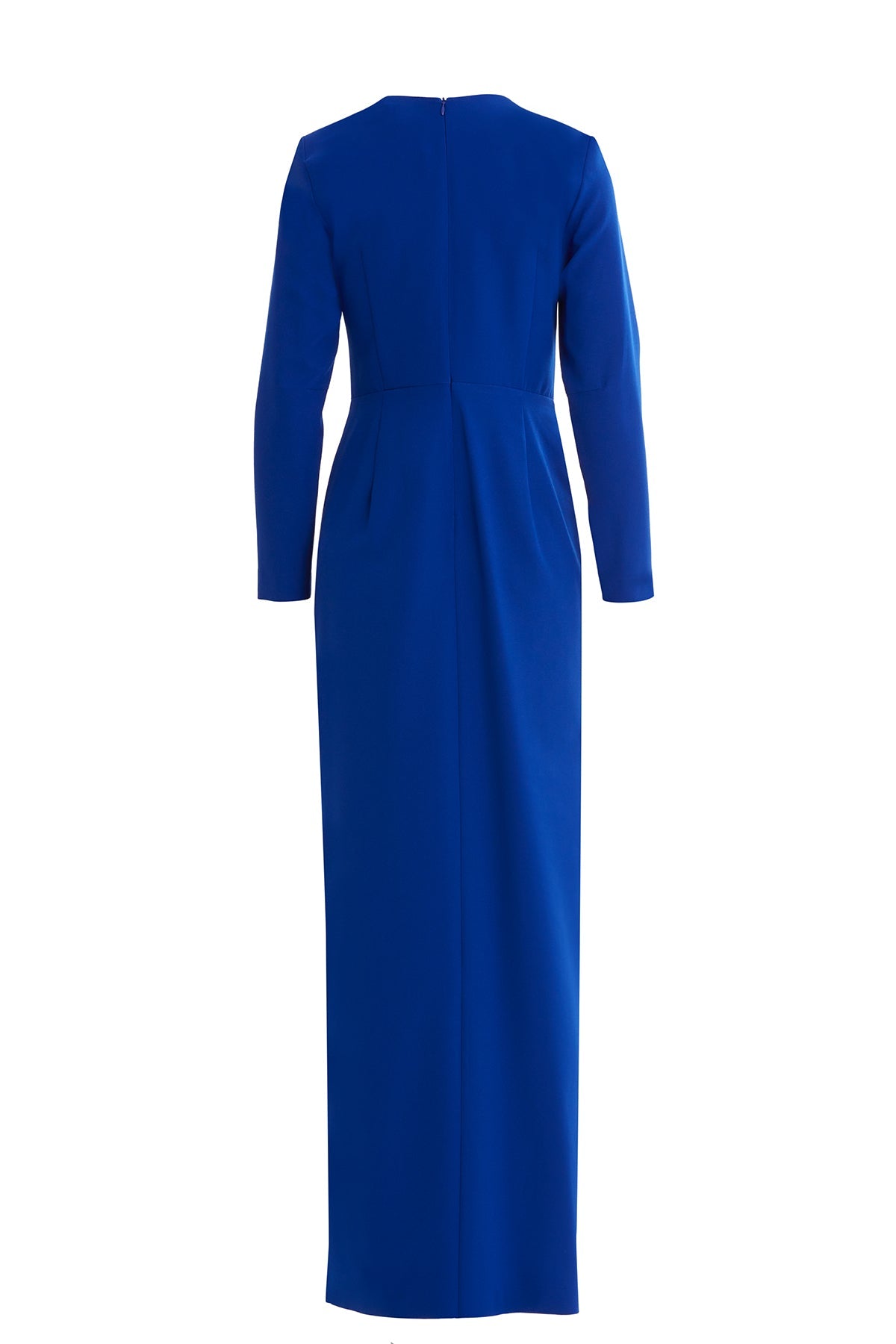 Blue Long Dress with Accessories