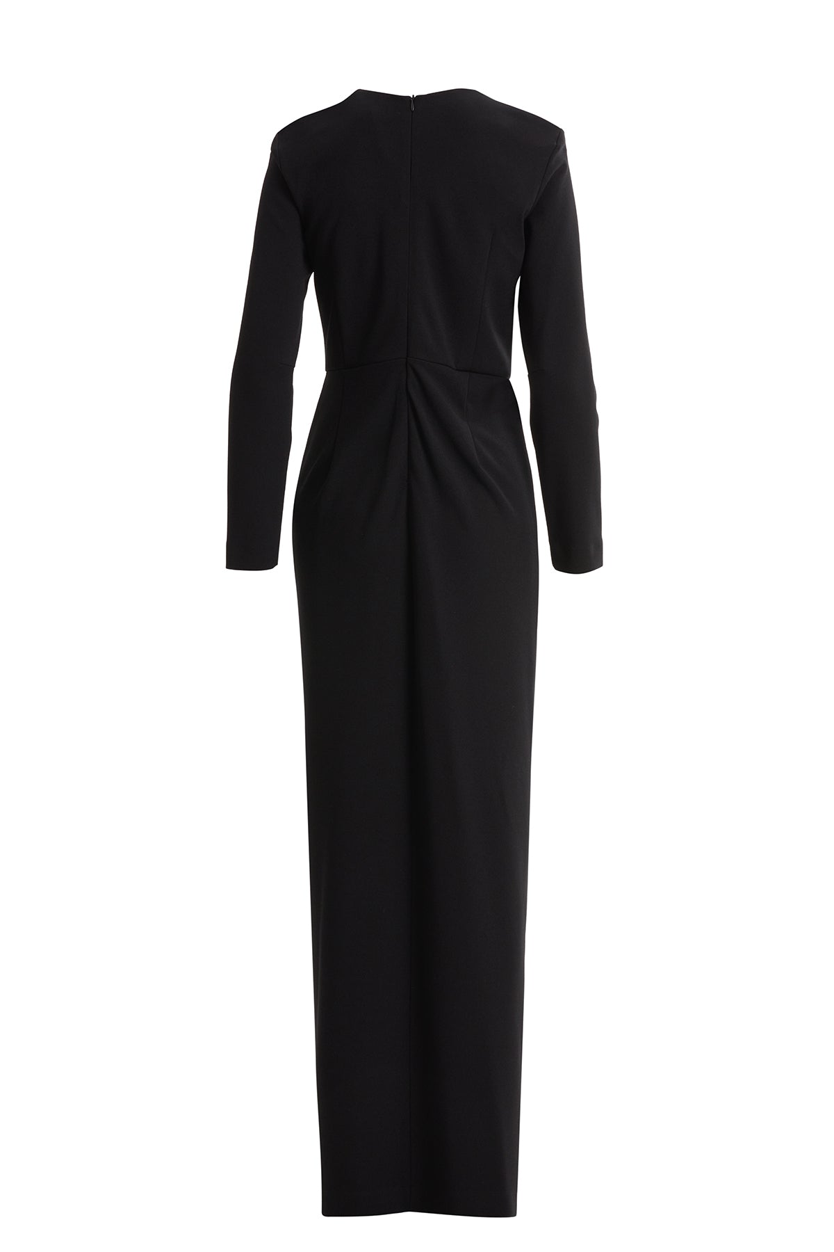 Black Long Dress with Accessories