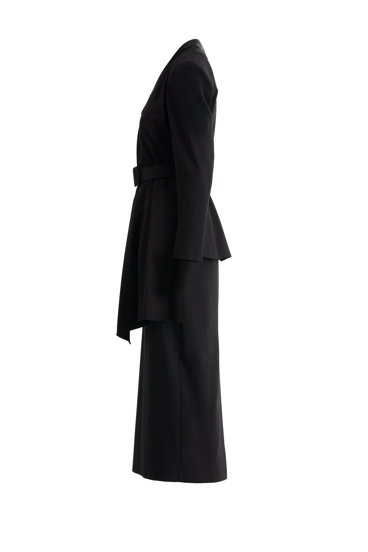 Black Jacket and Pencil Skirt Set