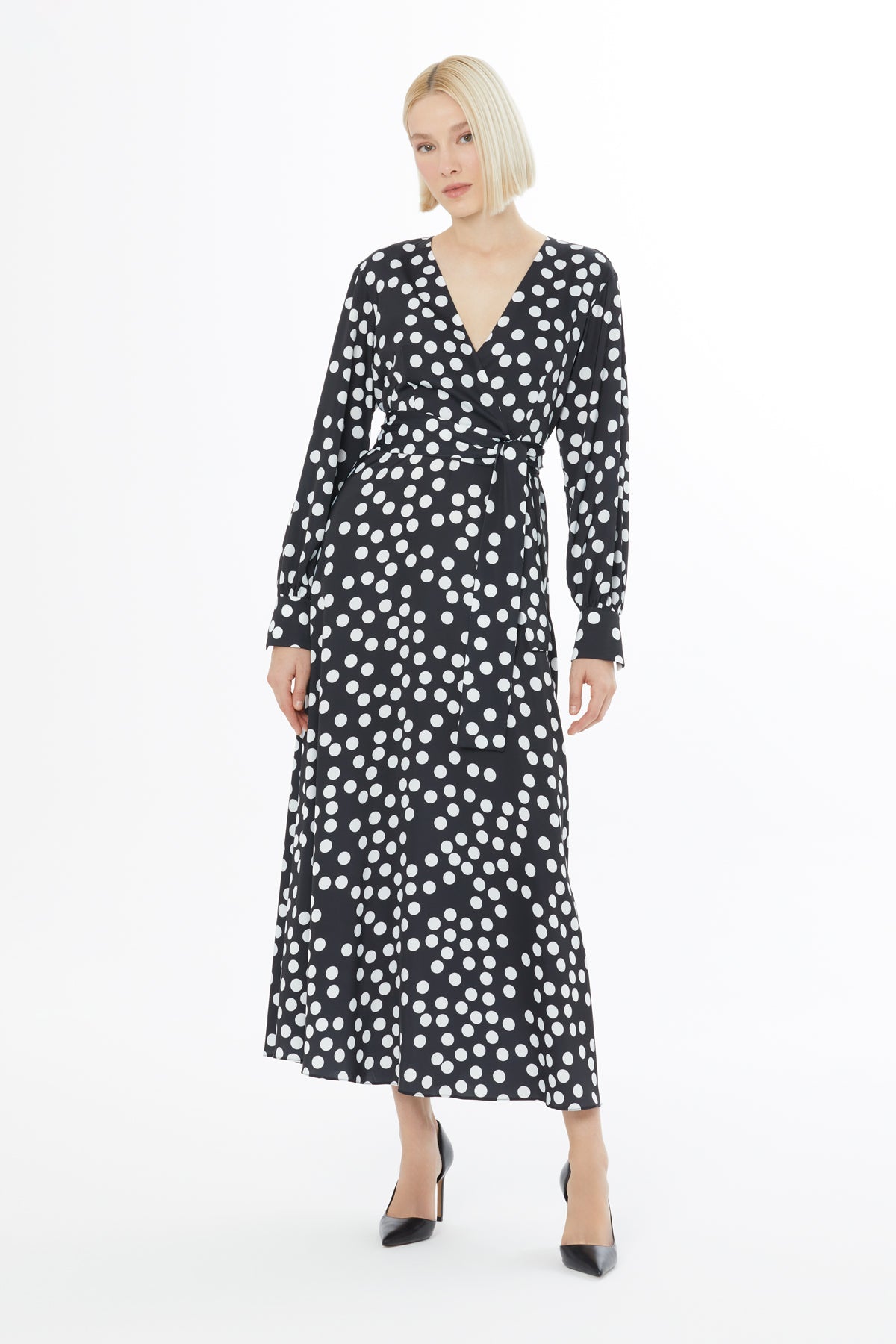 Polka Dot Maxi Dress