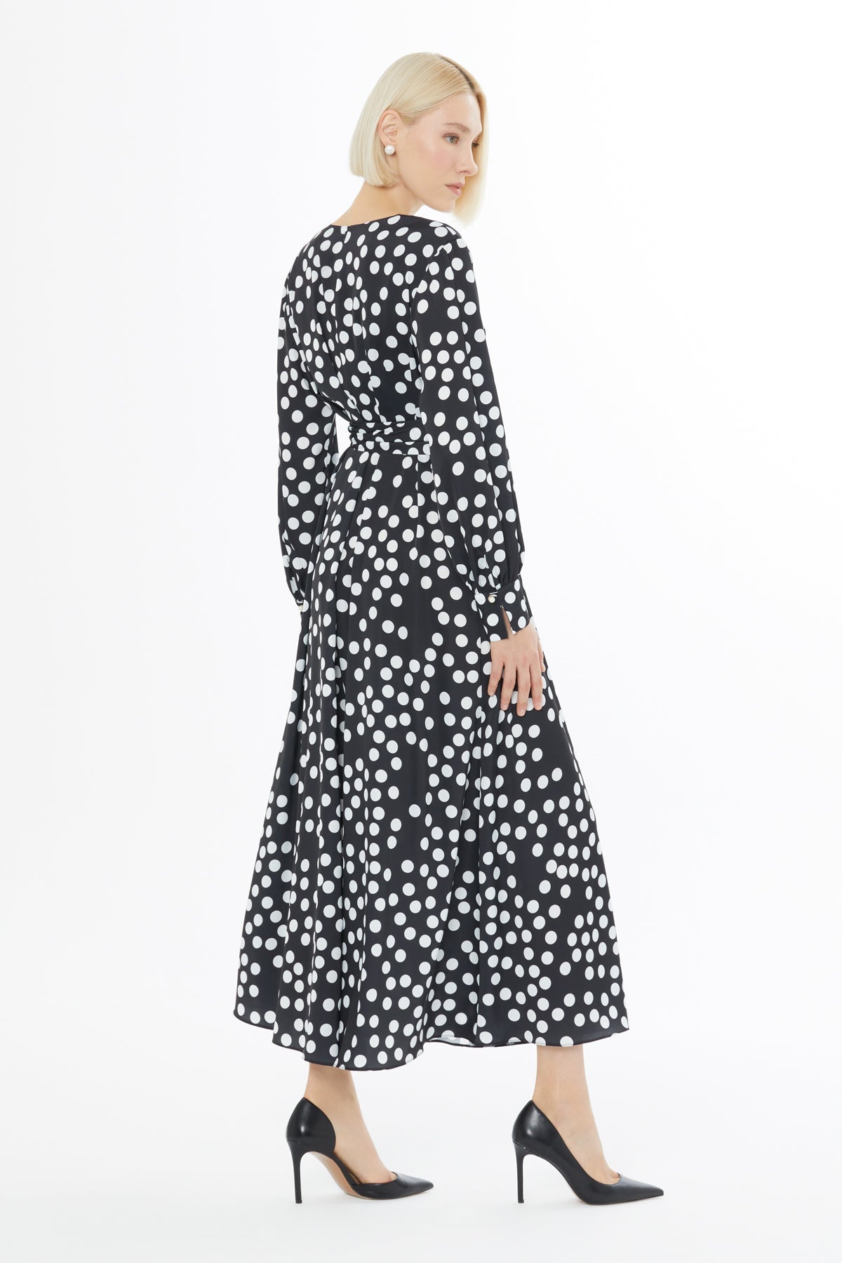 Polka Dot Maxi Dress