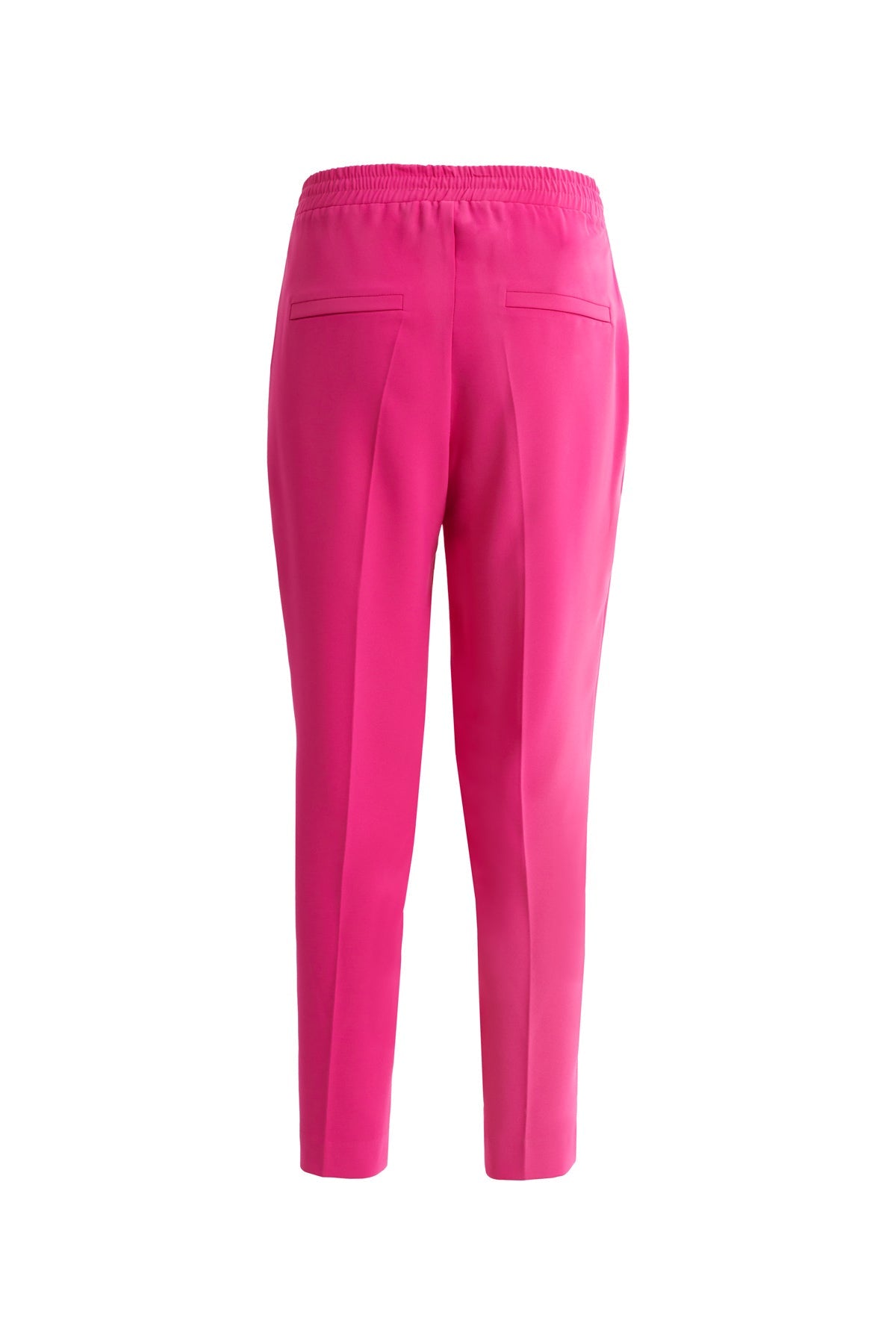 Pink Straight Leg Lace-Up Trousers
