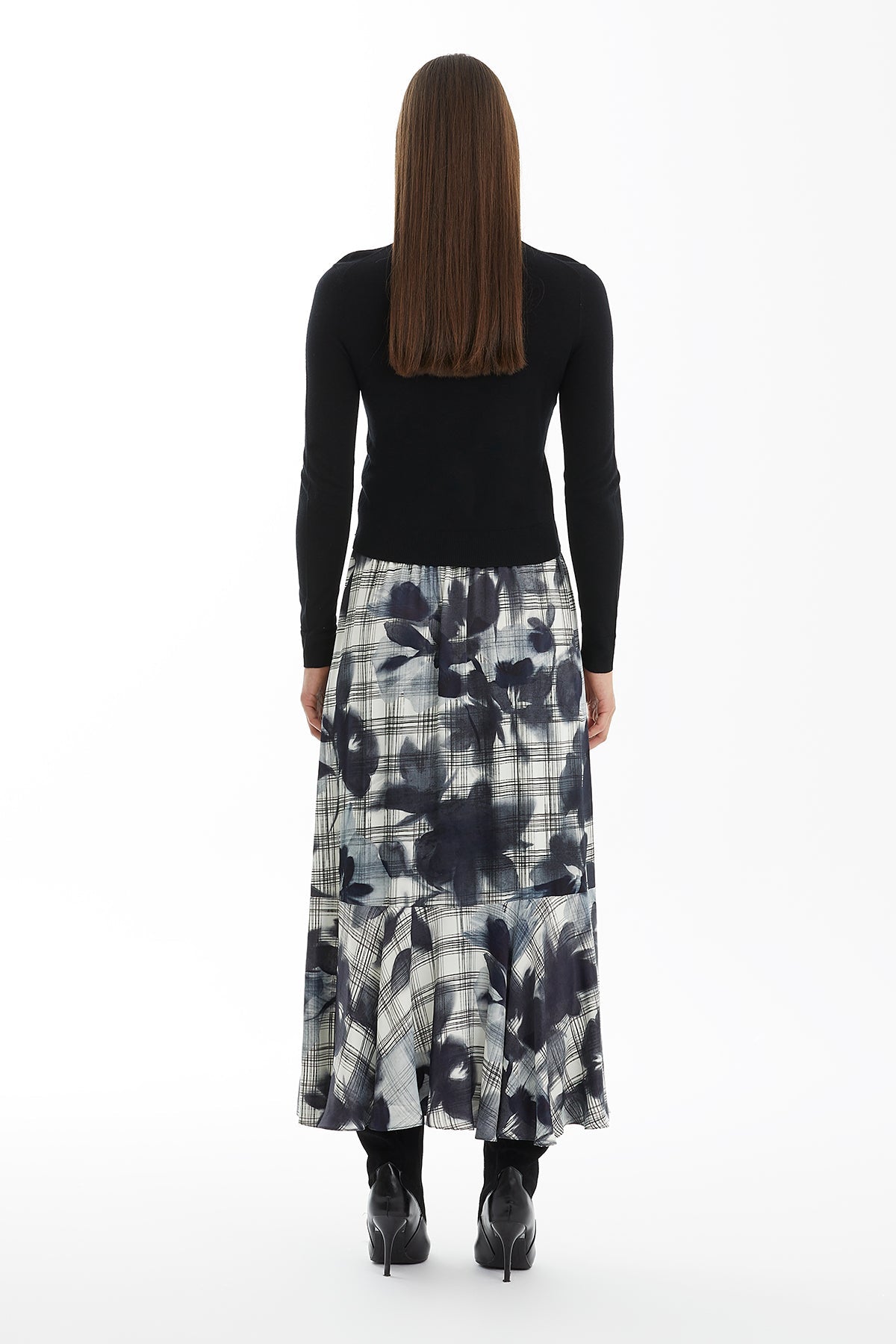 Batik Print Maxi Skirt