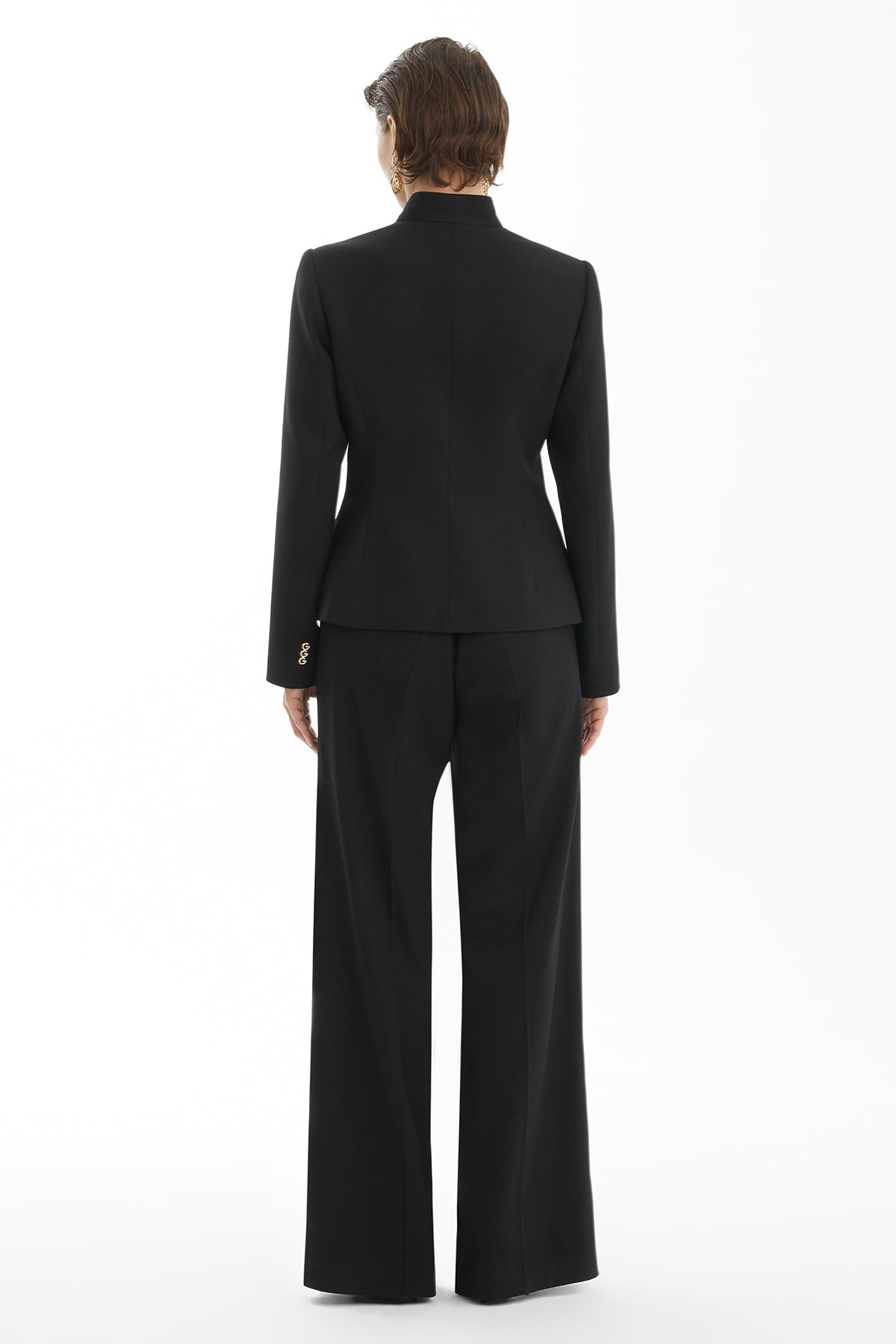 Black Set with Loop Button Detail