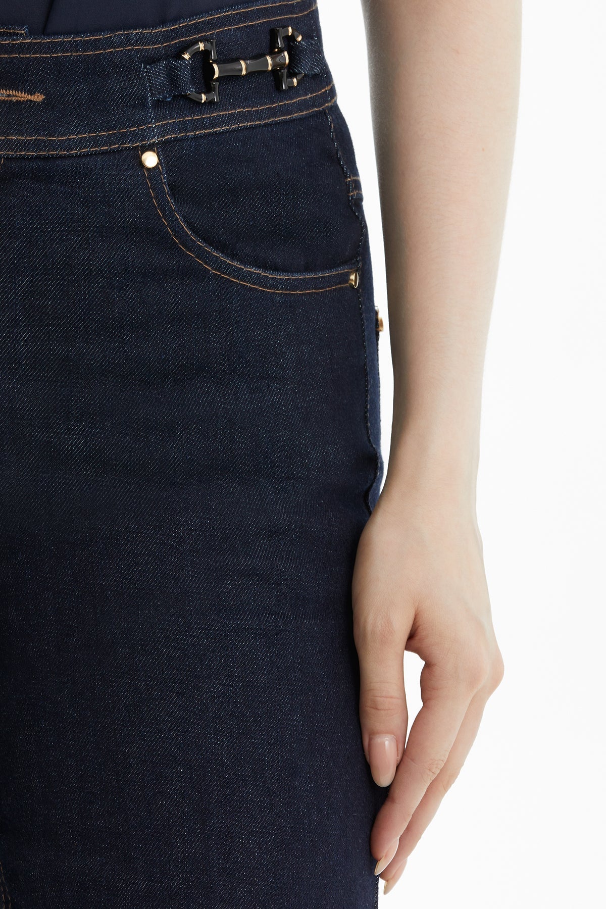Dark Navy Flare Jeans
