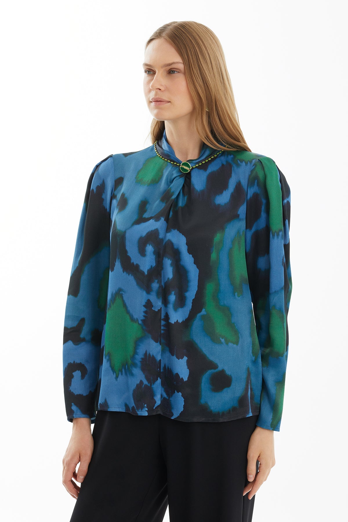 Blouse with Embroidery Detail
