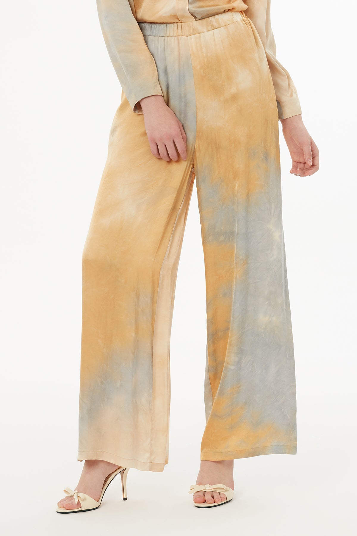 Elasticated Waist Printed Trousers