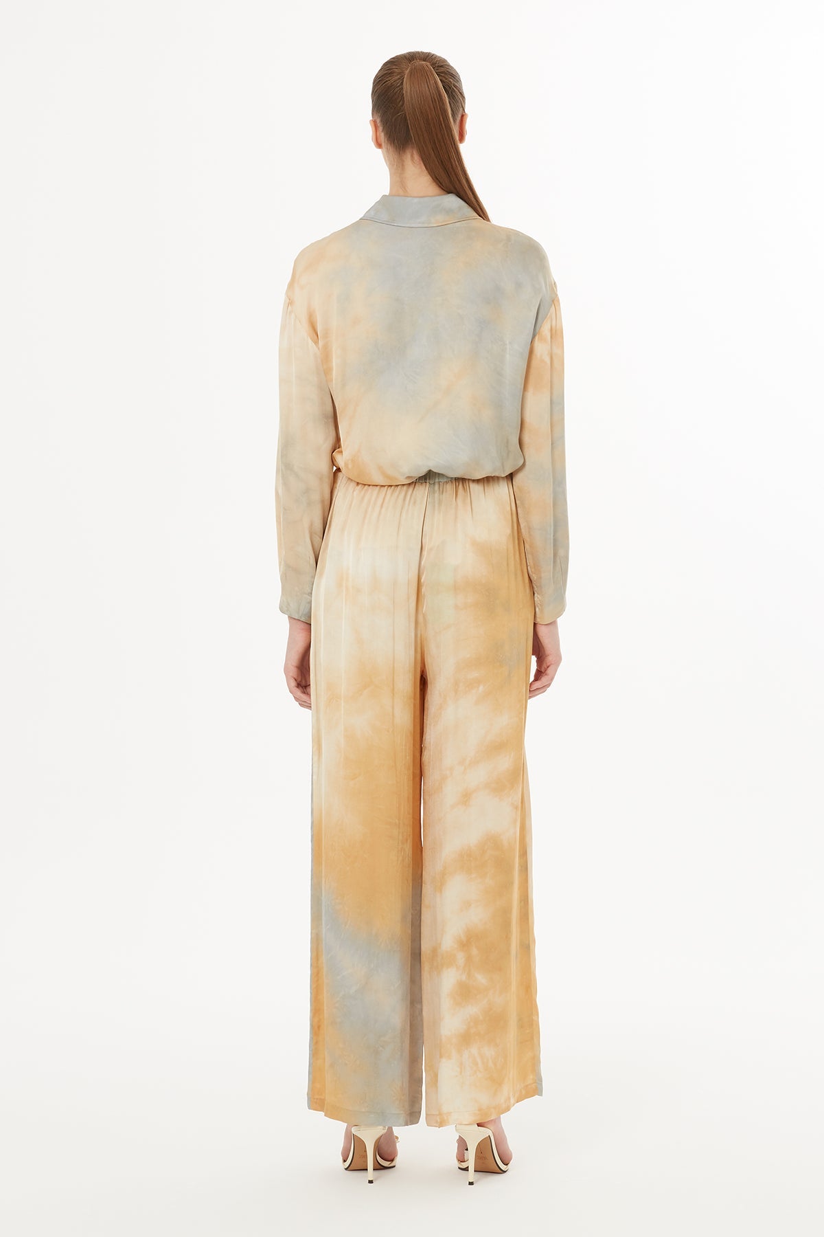 Elasticated Waist Printed Trousers