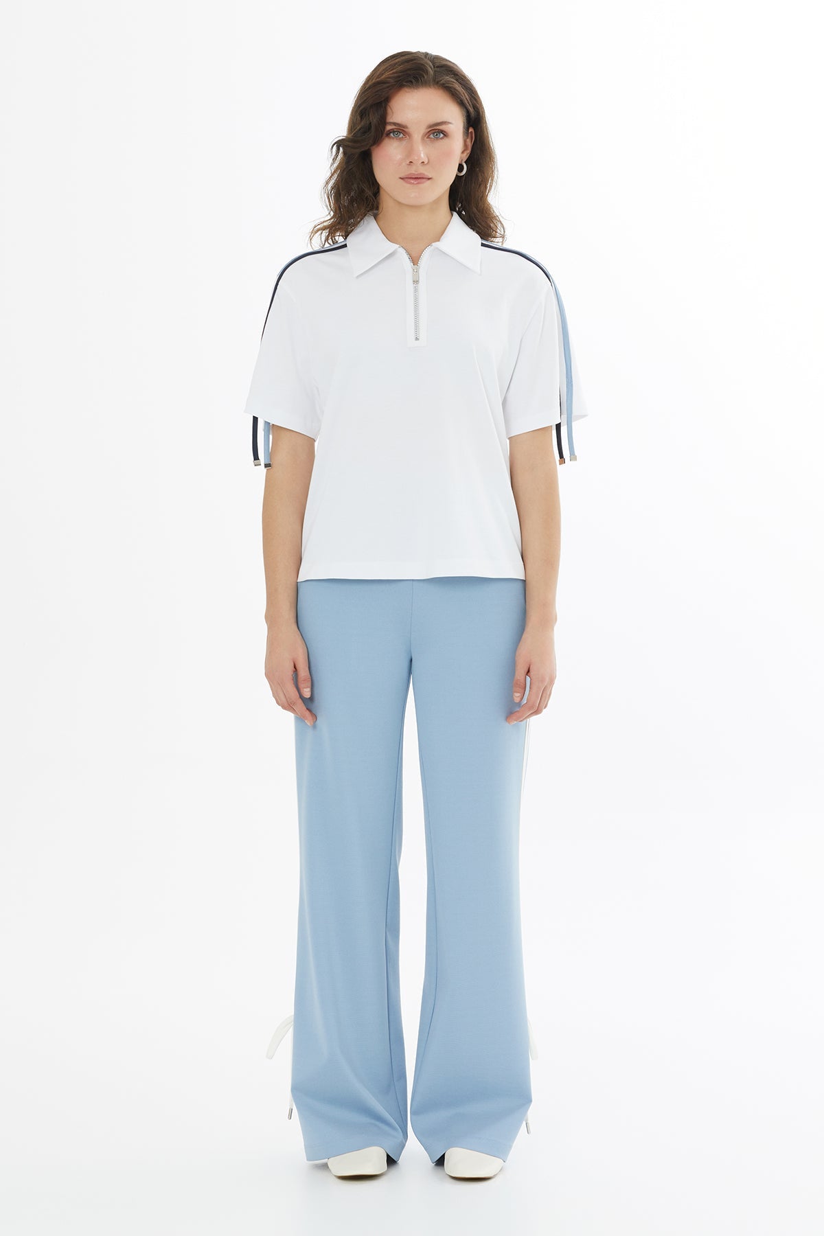 White Tie Detail T-Shirt