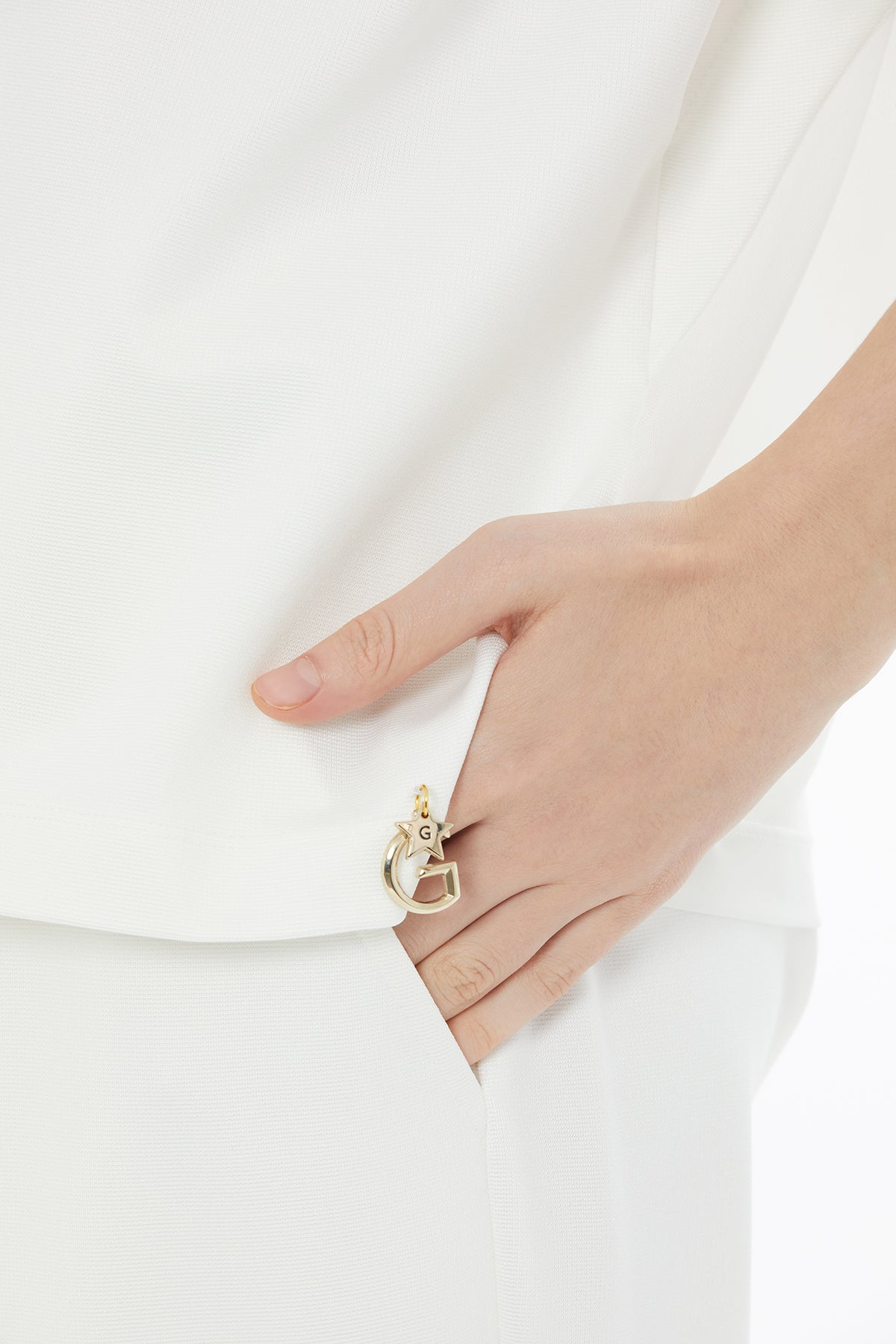 Ecru Tulle Detail T-Shirt