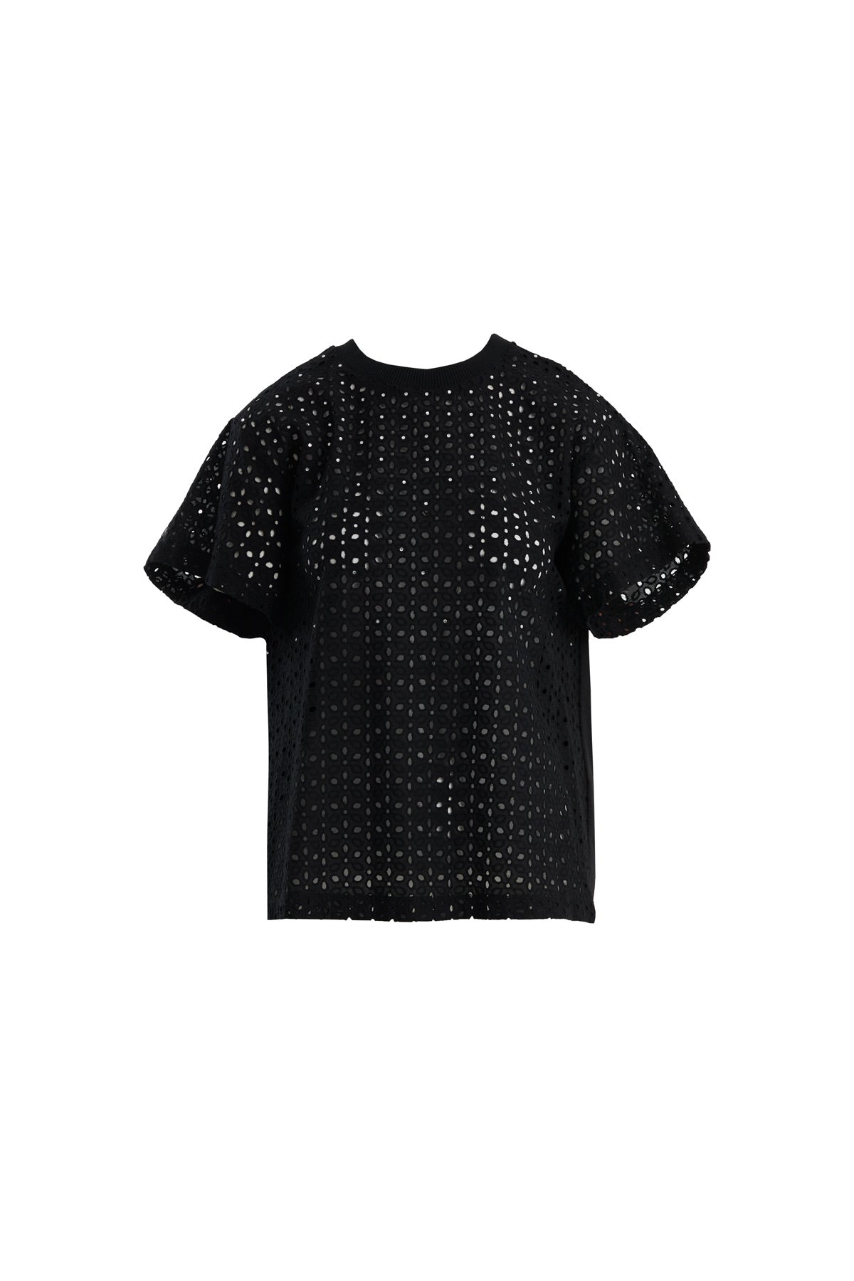Black Crystal Print T-Shirt