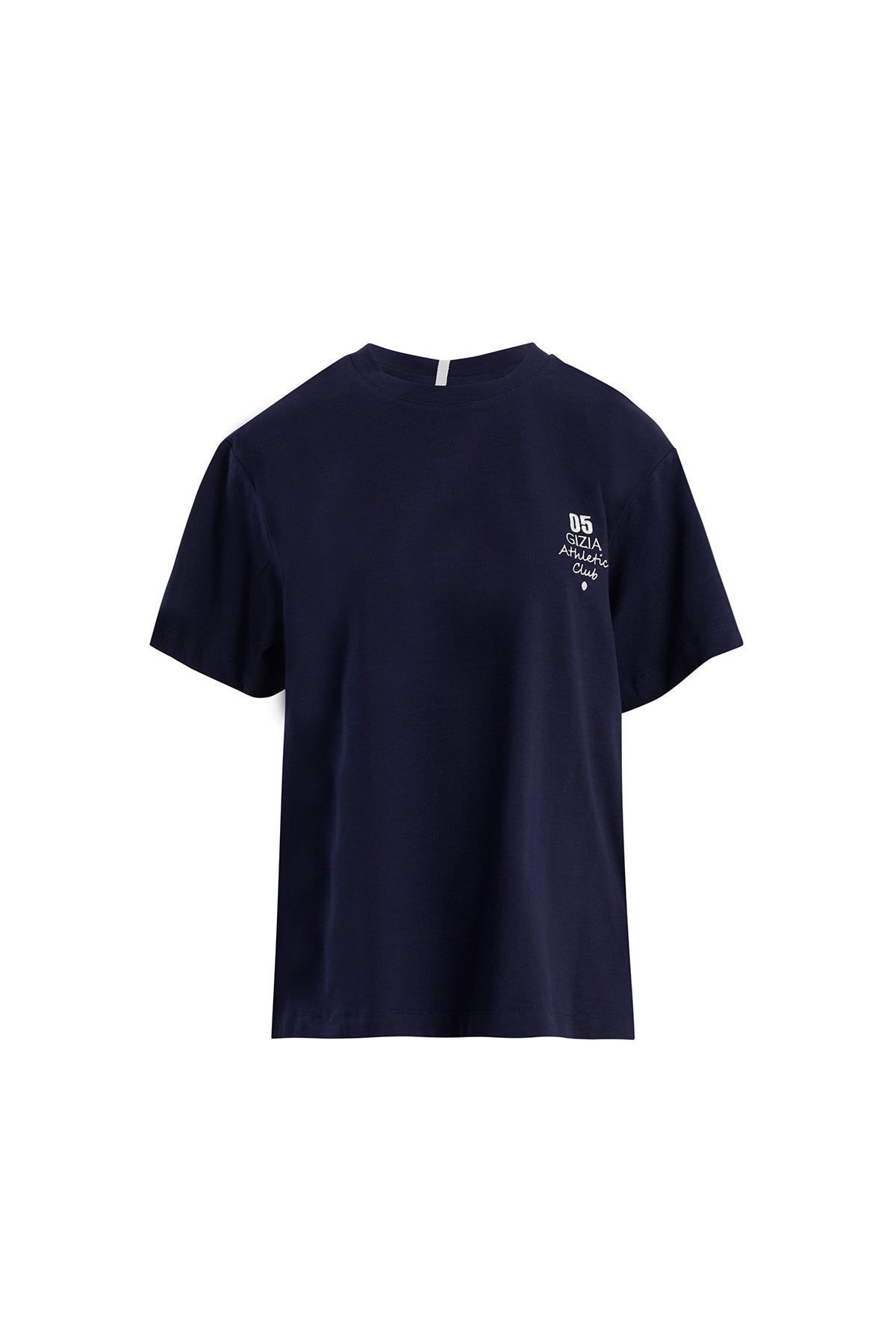 Dark Navy Crystal Print Oversized T-Shirt
