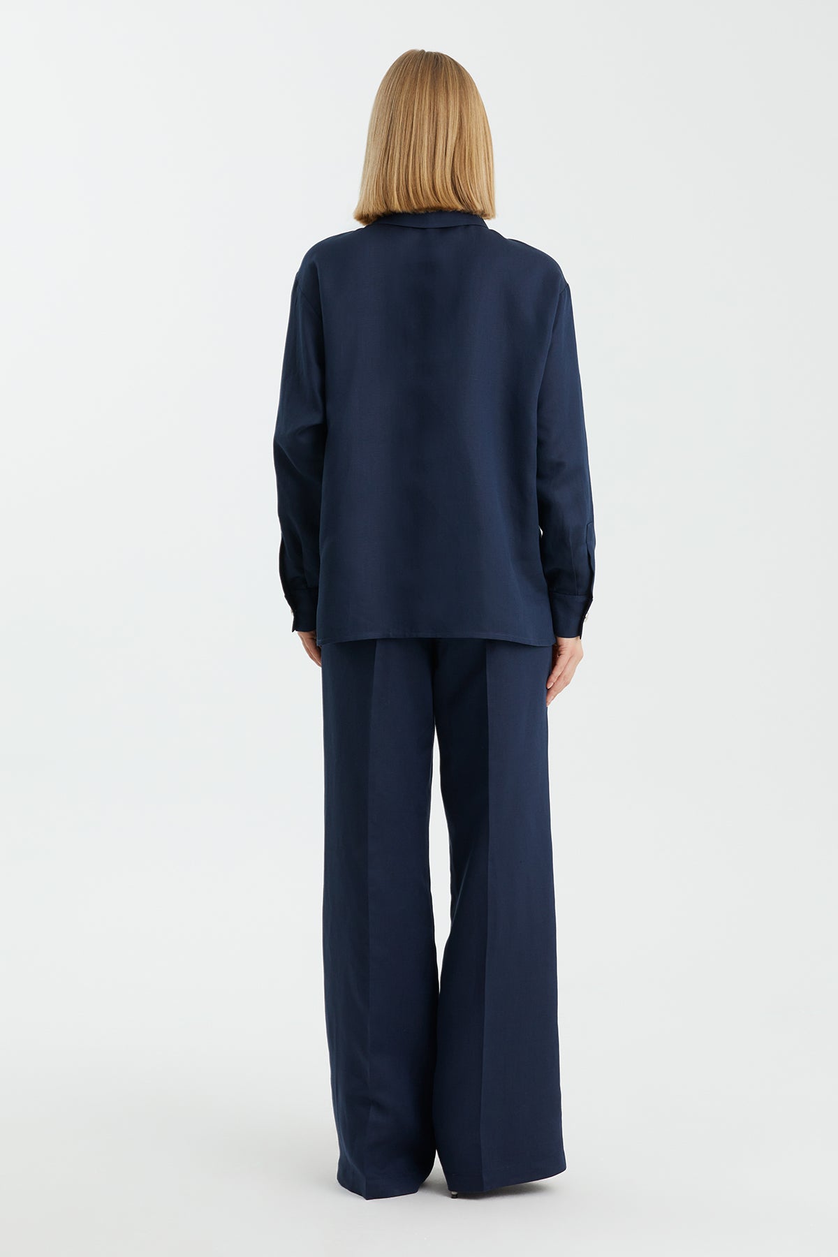 Dark Navy Long-Sleeve Shirt
