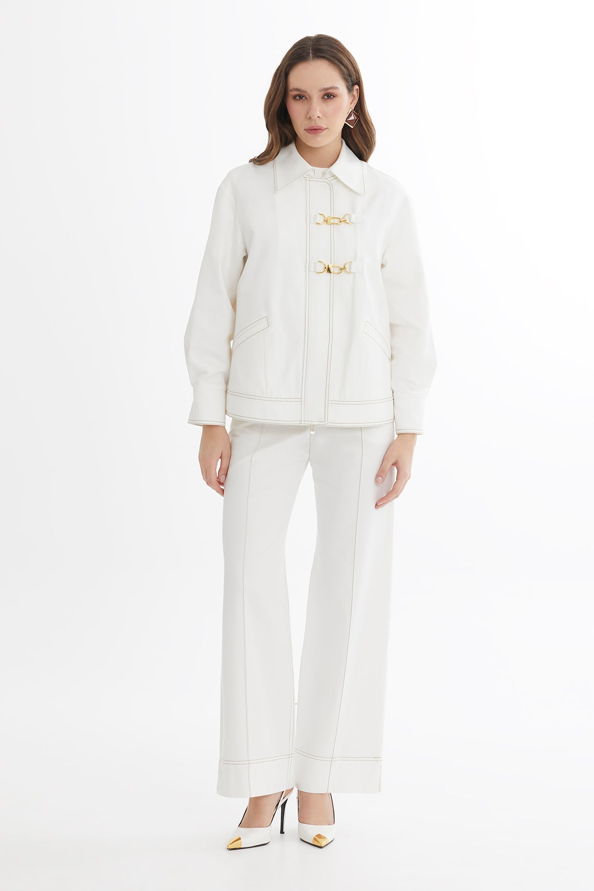 Ecru Gold Accessory Jacket
