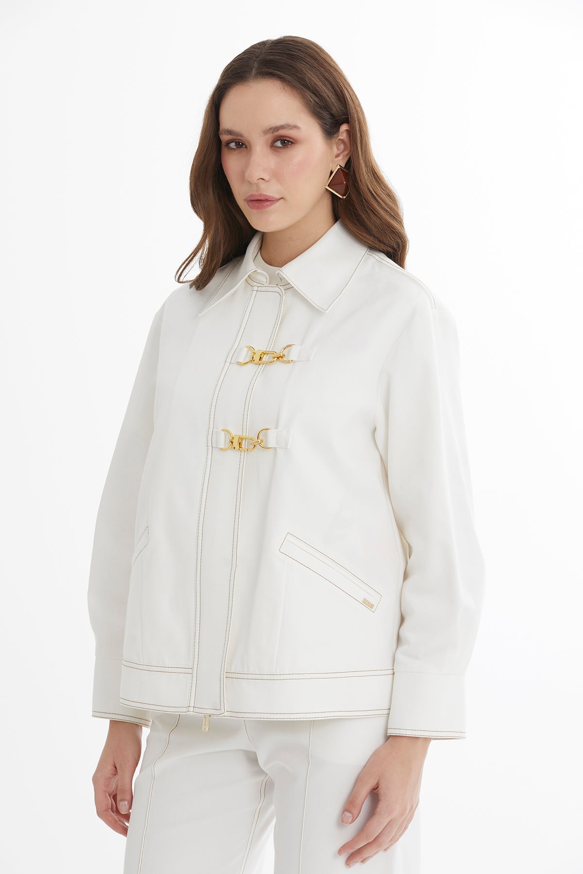 Ecru Gold Accessory Jacket