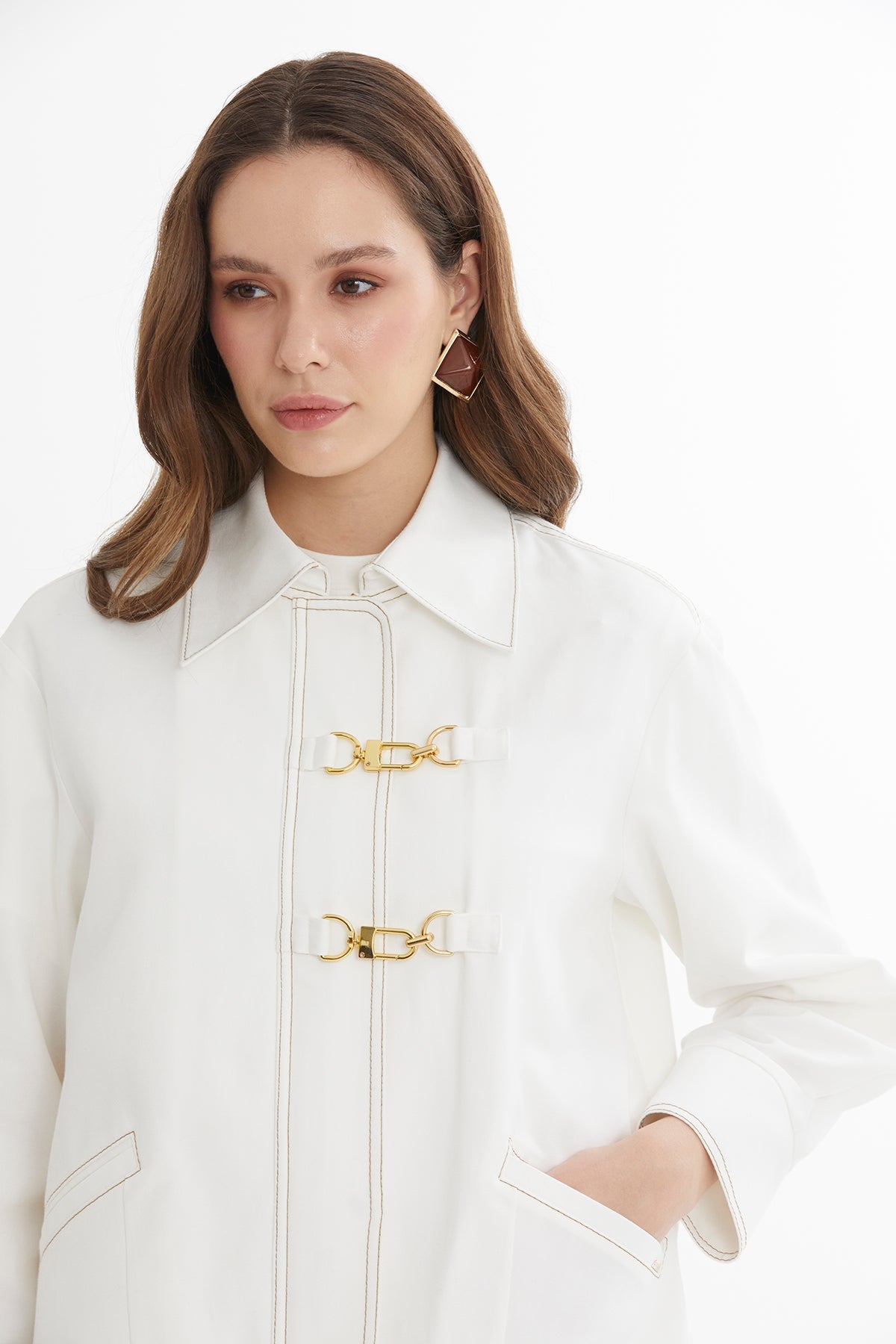 Ecru Gold Accessory Jacket