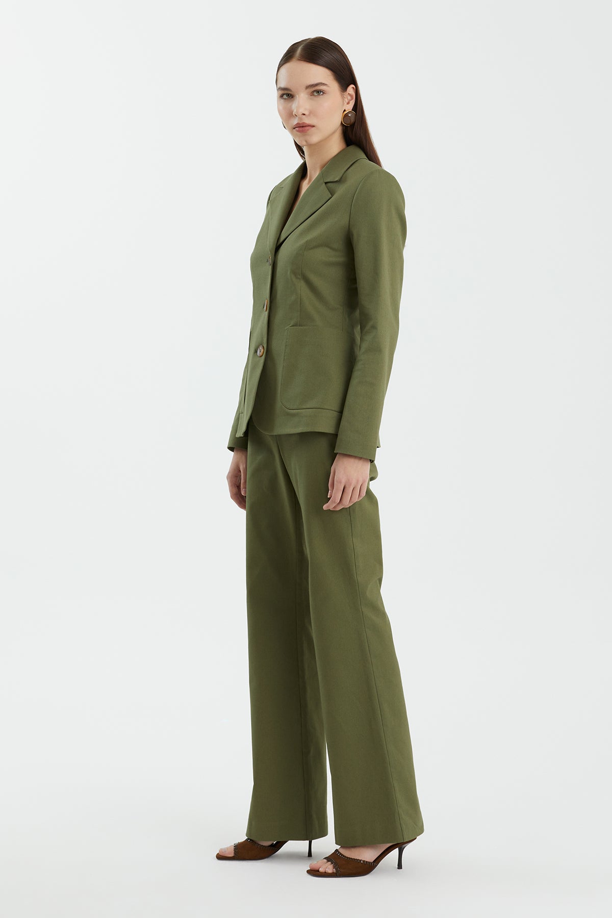 Green Fitted Jacket