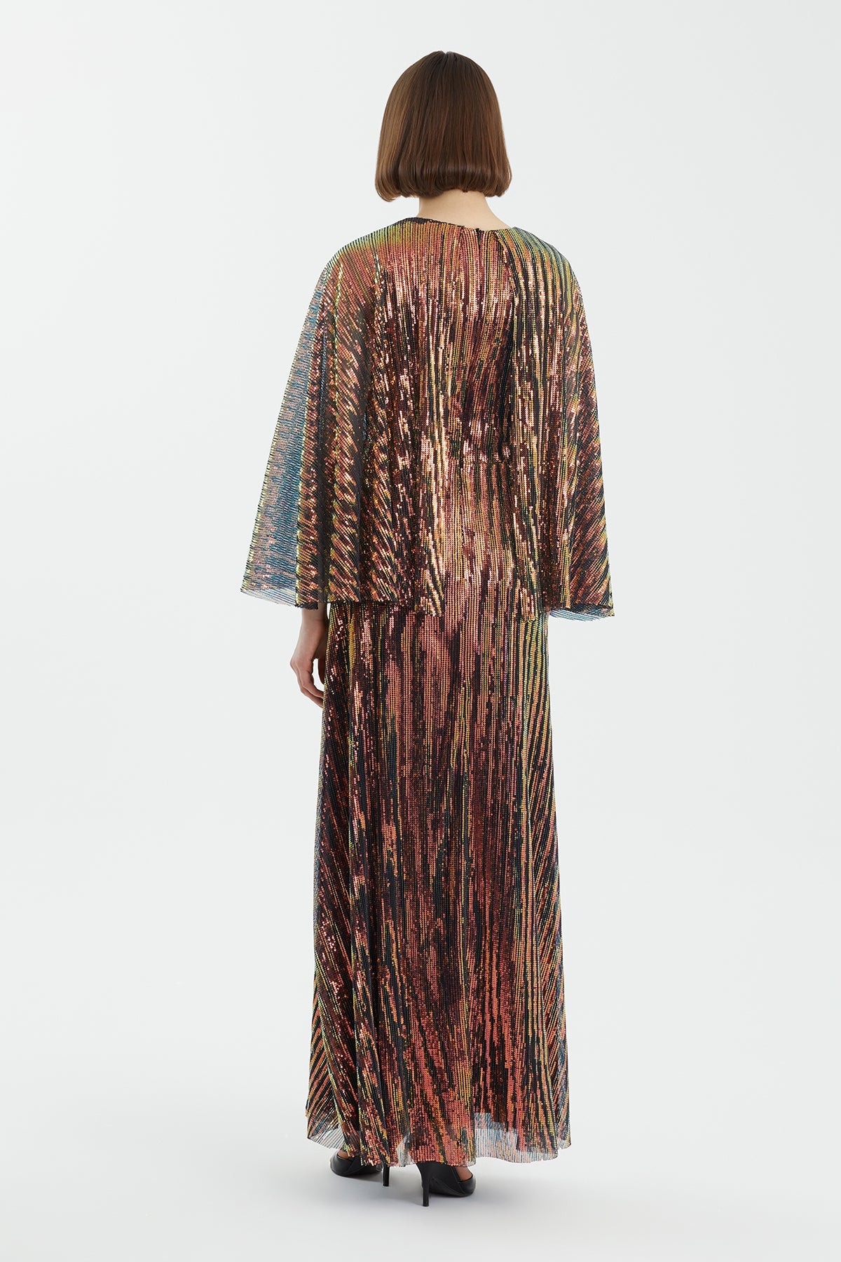 Black Embroidered Maxi Dress