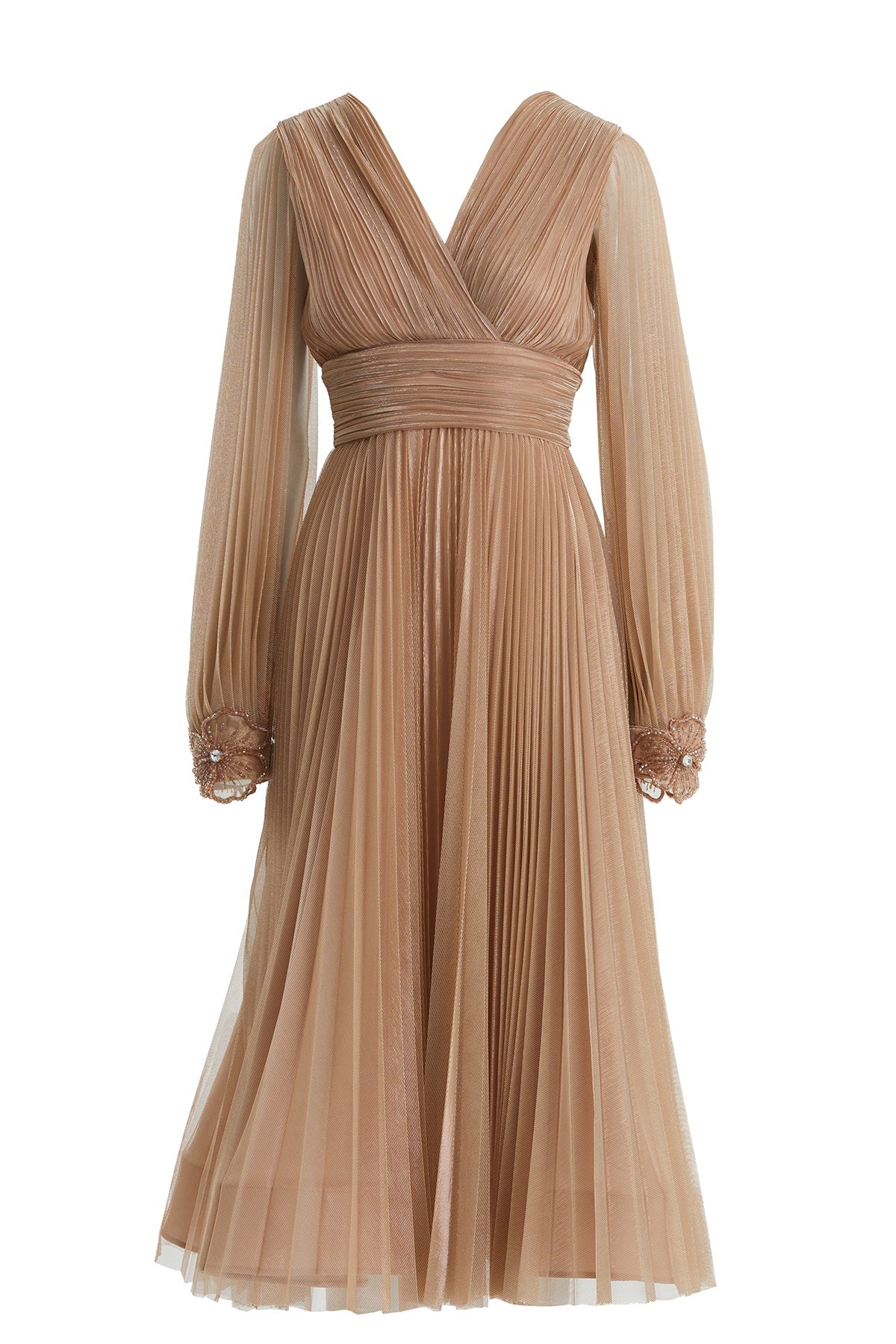 Pink Embellished Maxi Dress