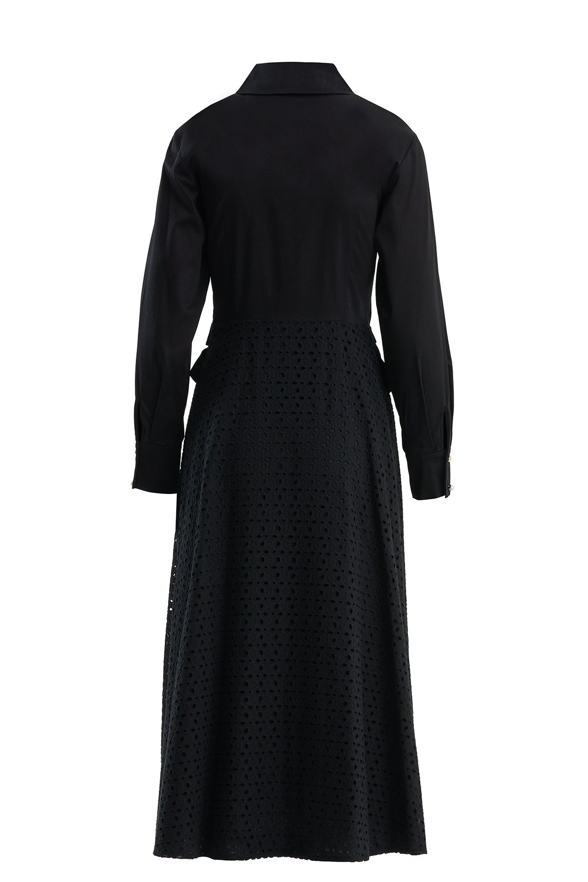 Black Collared Maxi Dress