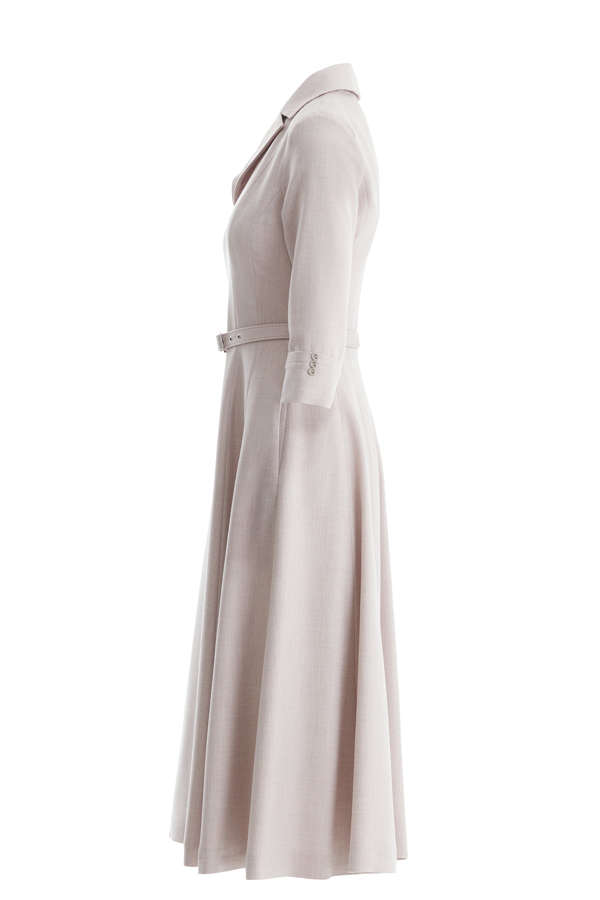 Pink Shimmer Woven Fabric Dress