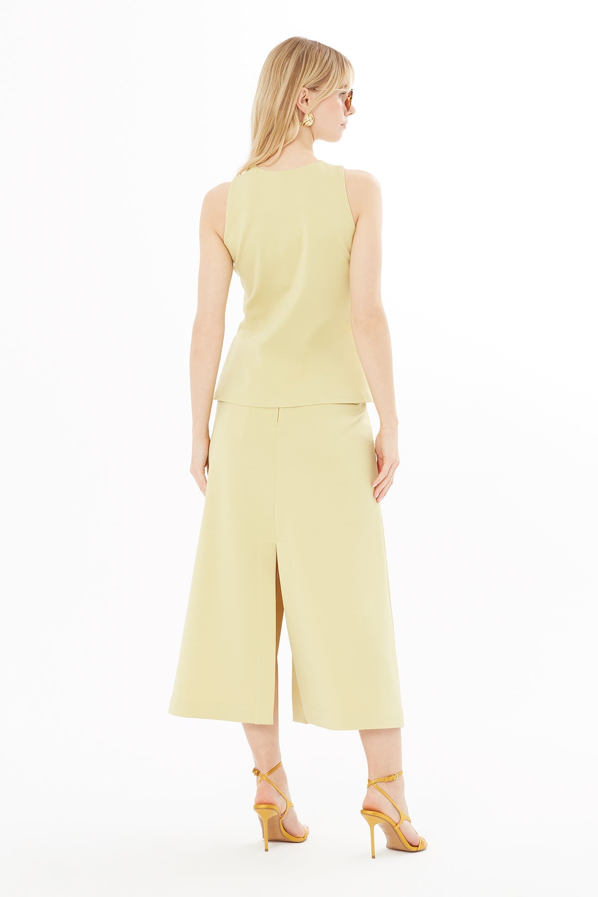 Yellow Window Detail Blouse