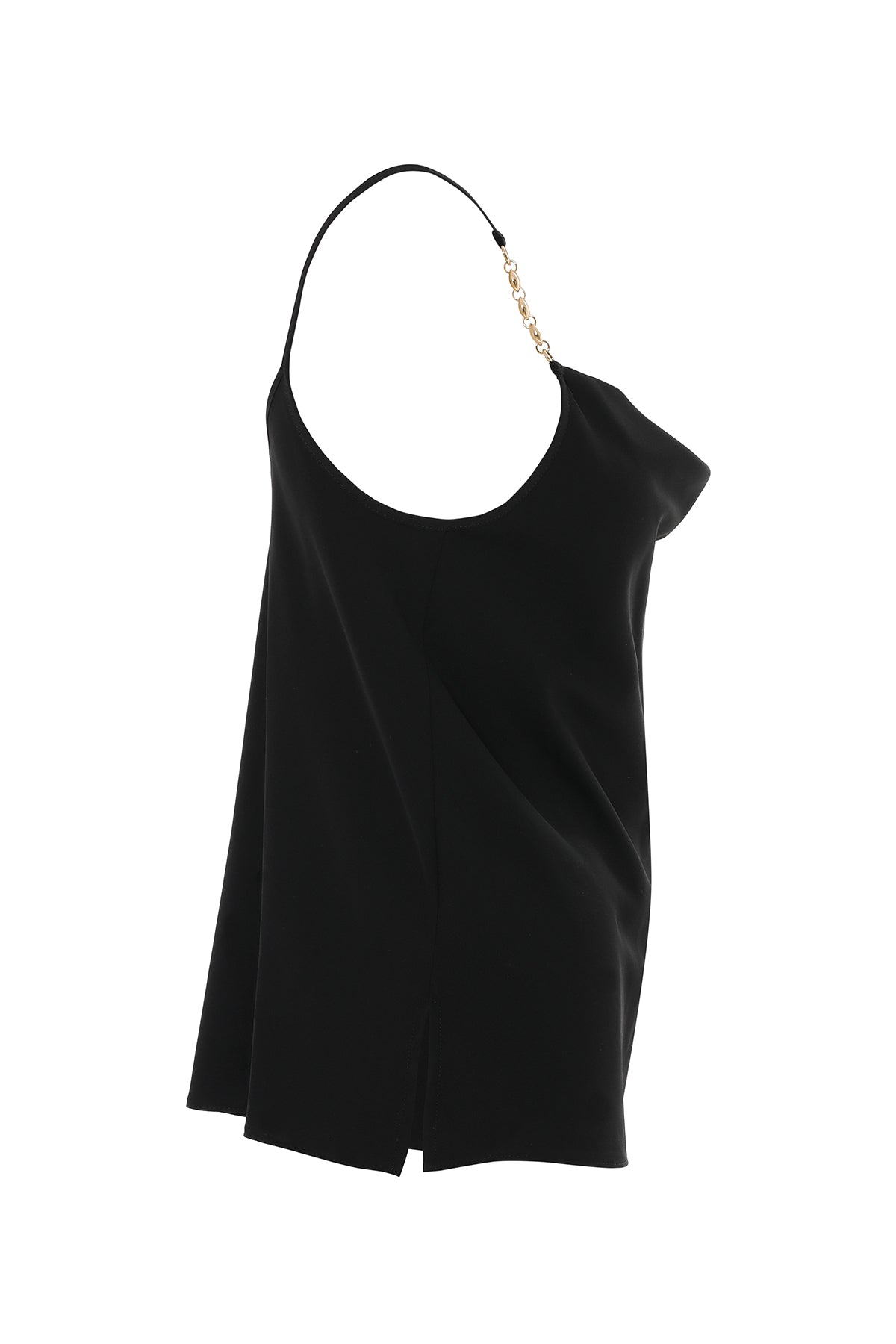 Black Chain Detail Blouse