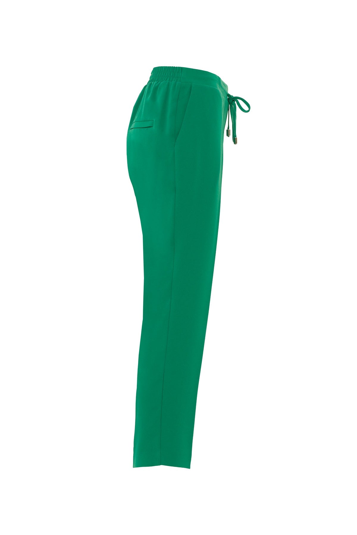 Green Straight-Leg Trousers