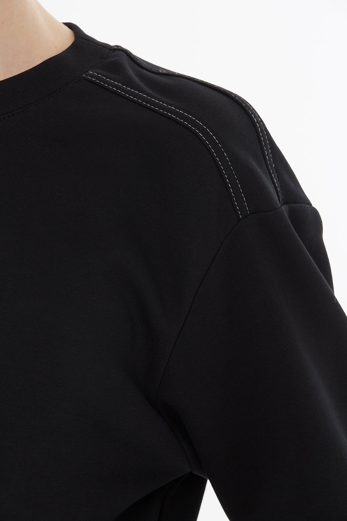 Black Skirt Set with Drawstring Waist