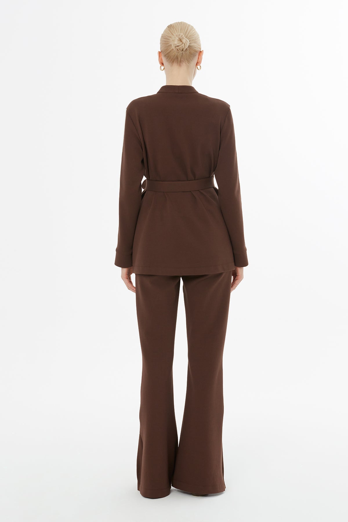 Brown Belted Tracksuit
